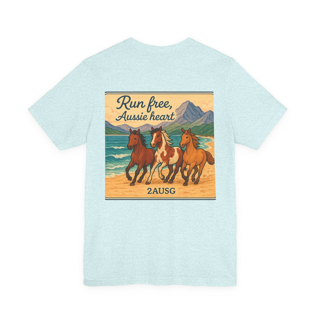 Run Free Aussie Heart Tee