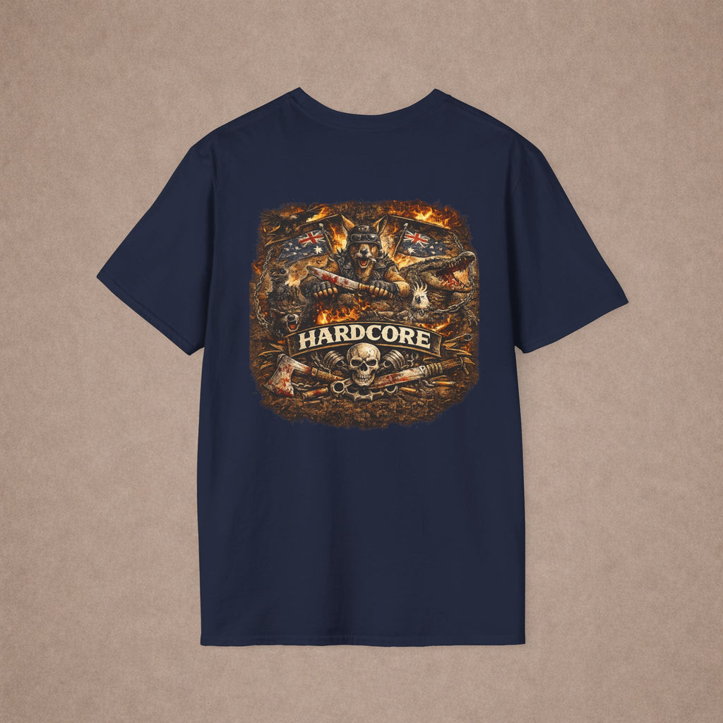 Hardcore Aussie Biker Tshirt