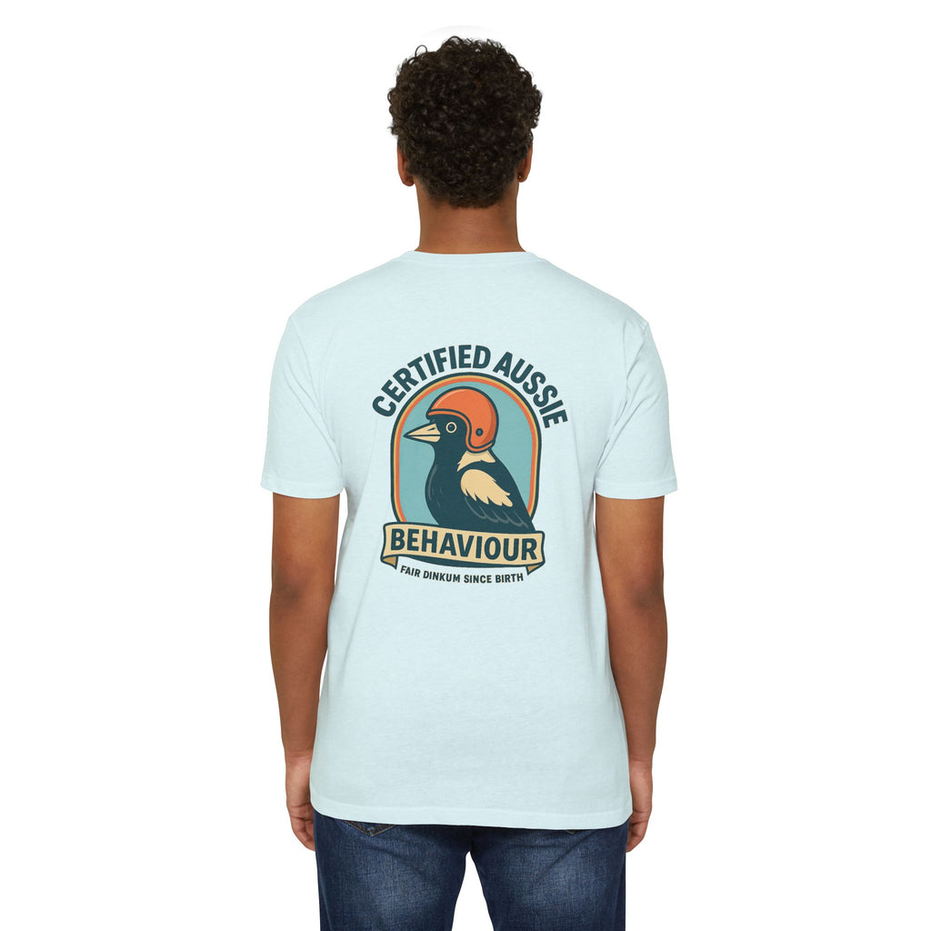 Certified Aussie Behaviour Tee- Magpie Attack