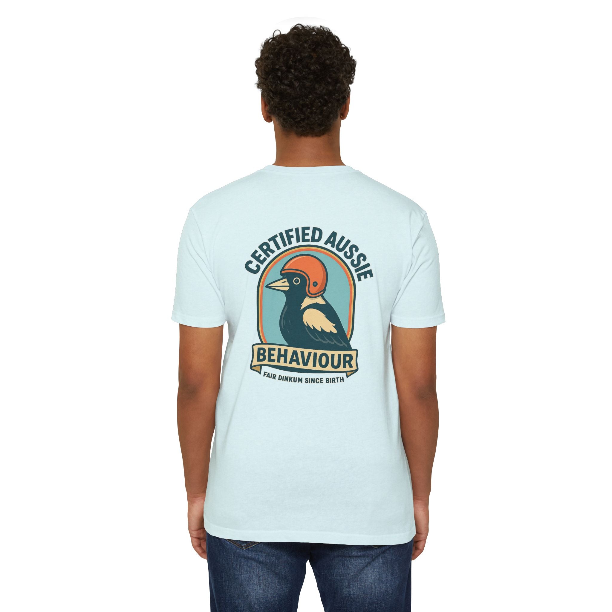 Certified Aussie Behaviour Tee- Magpie Attack