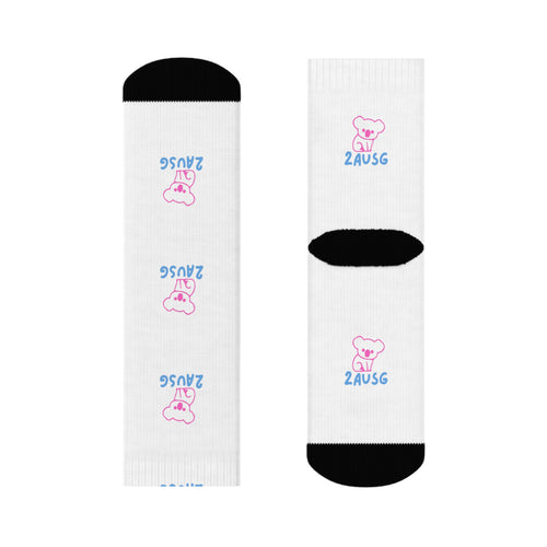2AUSG Koala Logo Crew Socks -