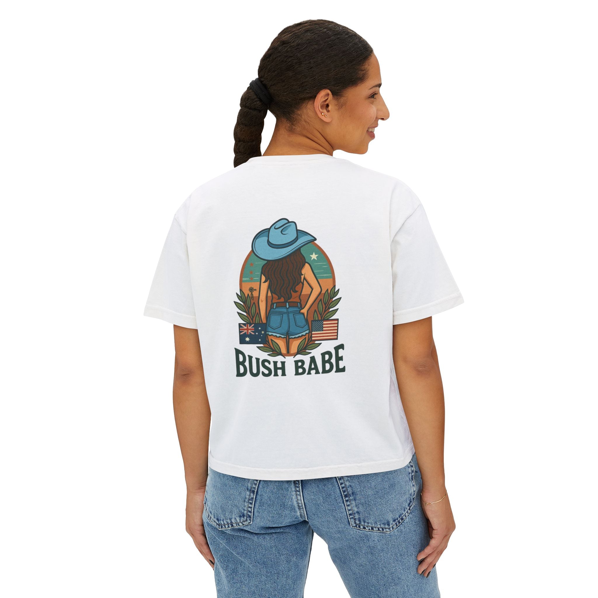 Bush Babe Brunette Crop Top