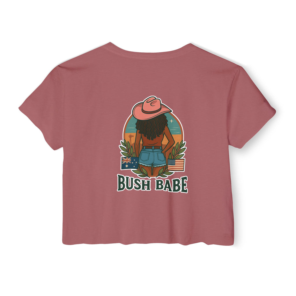 Bush Babe Crop Top Curly