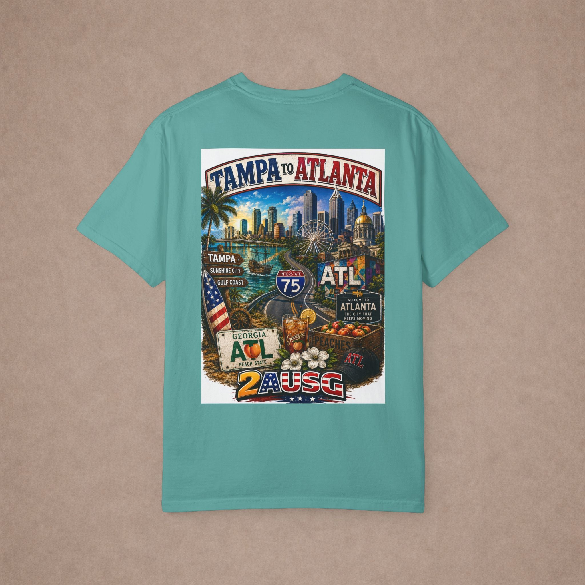 Tampa to Atlanta Graphic T-Shirt