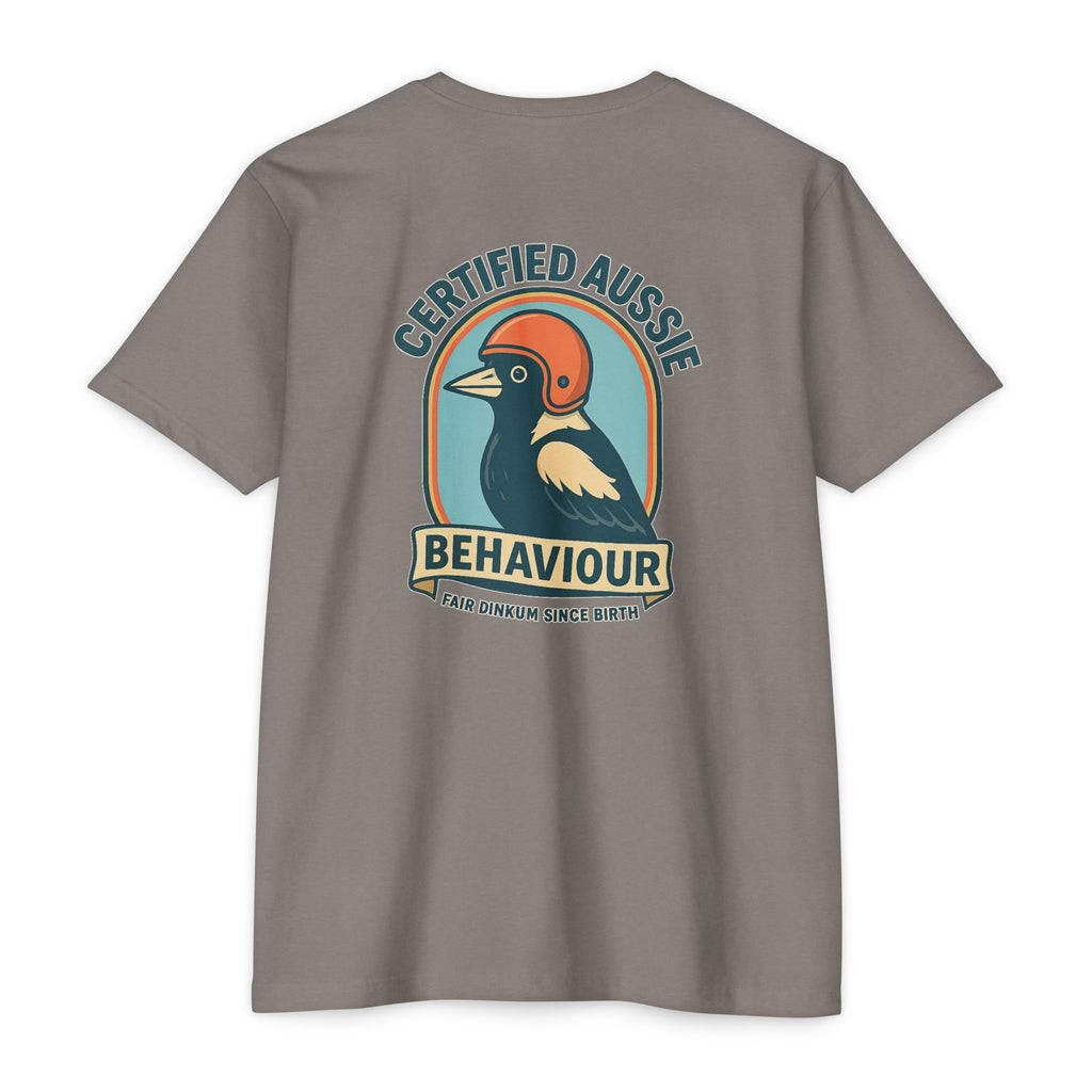 Certified Aussie Behaviour Tee- Magpie Attack