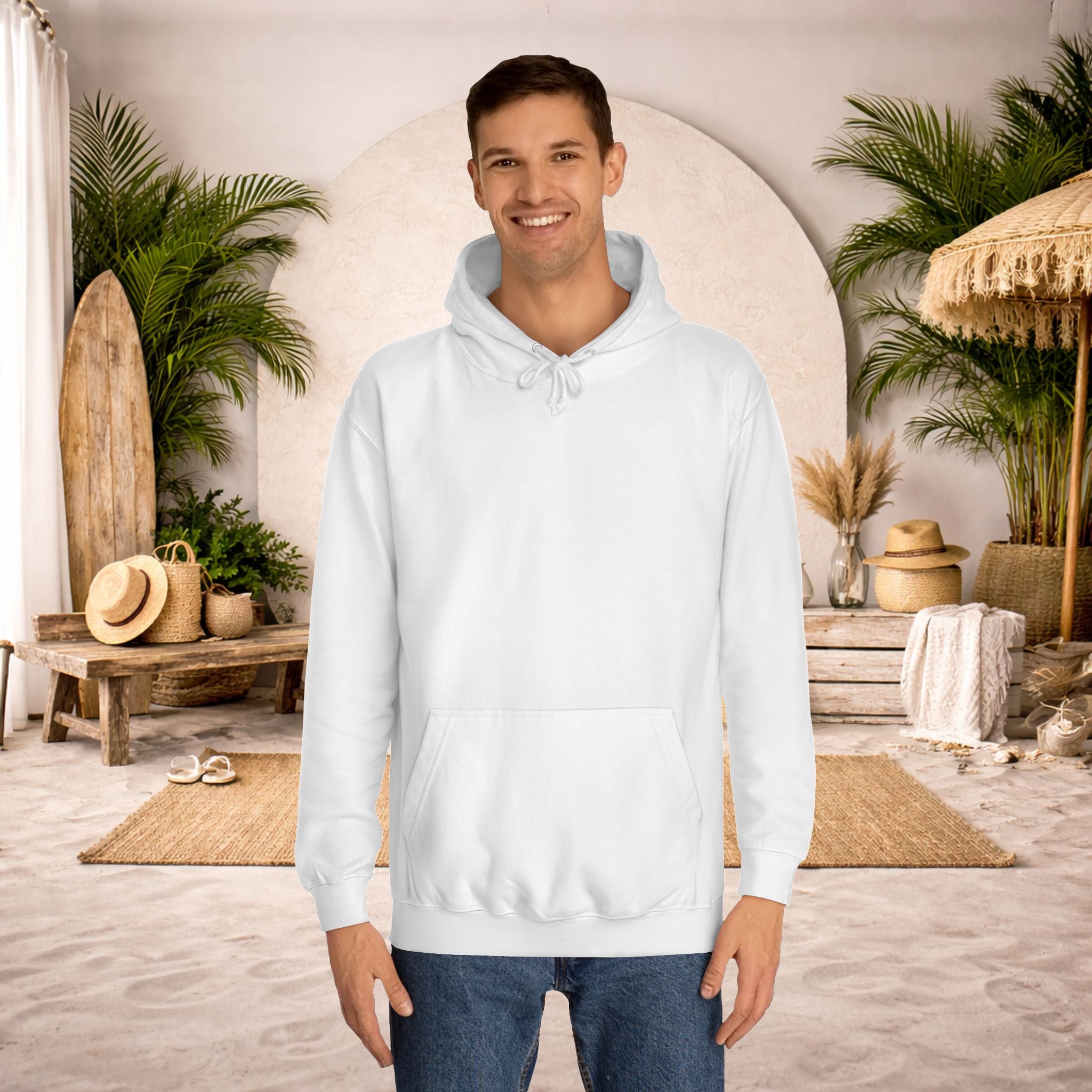 College Hoodie — "Progress" Script Logo Pullover