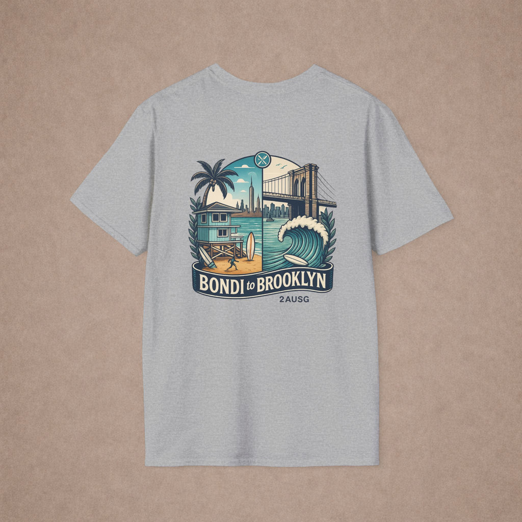 Bondi to Brooklyn Urban city Tshirt