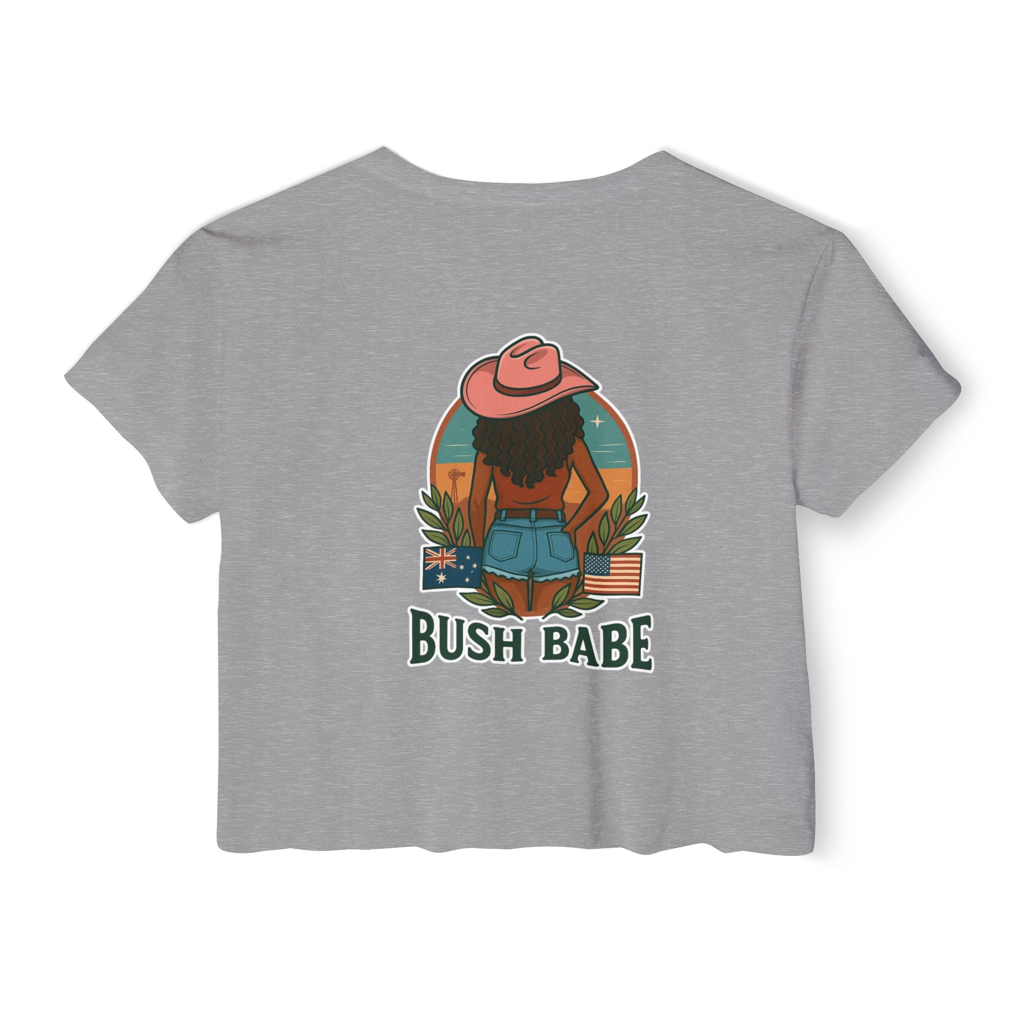 Bush Babe Crop Top Curly