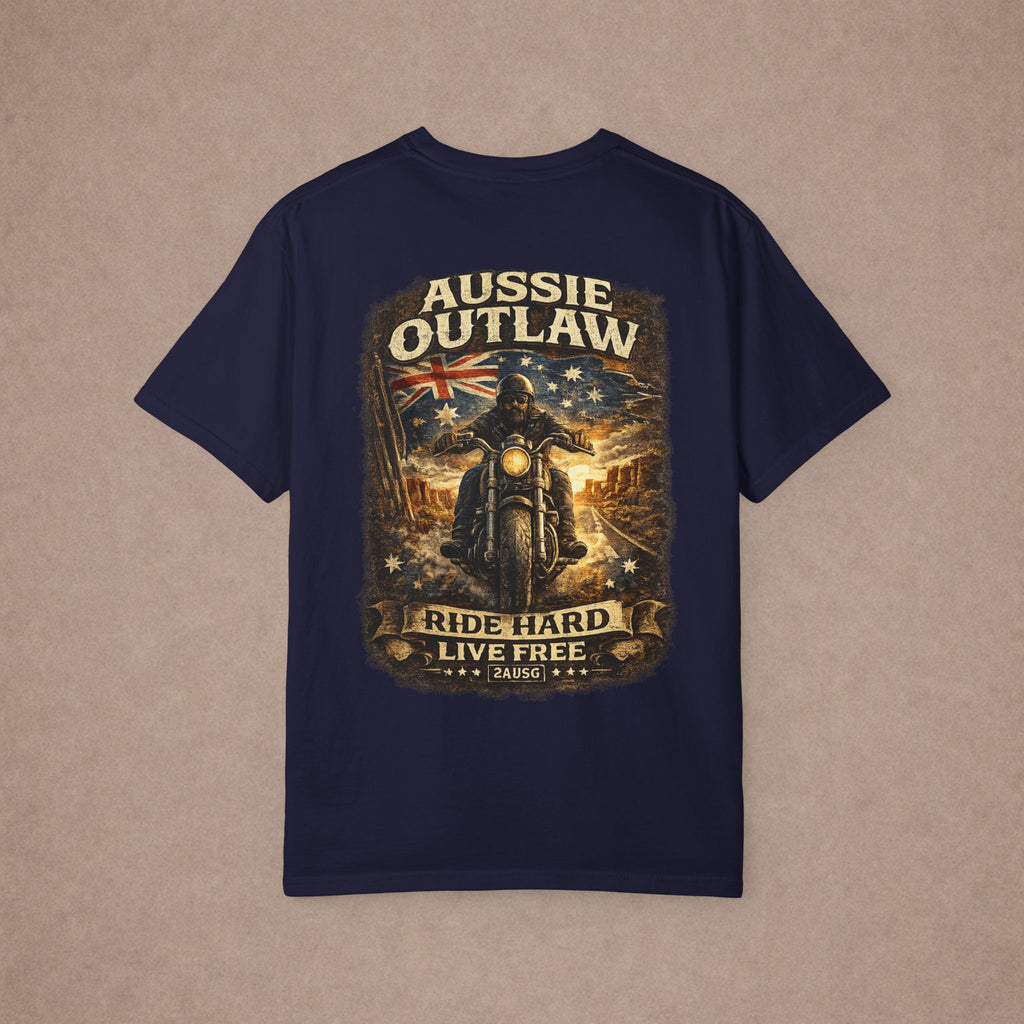Aussie Outlaw Motorcycle T-shirt
