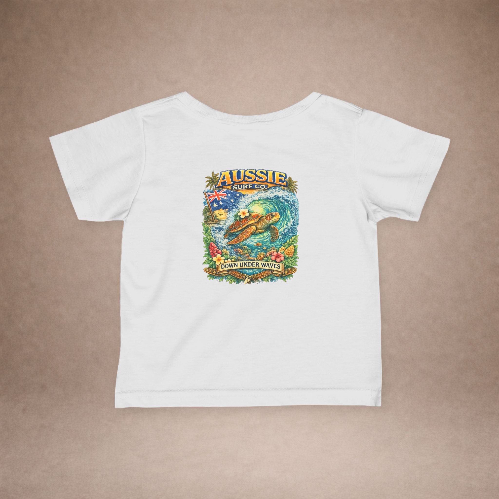 Aussie Surf Turtle Infant Tee