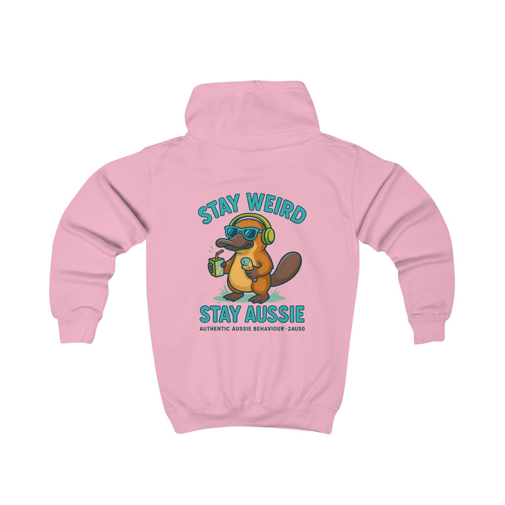 Stay Weird, Stay Aussie Kids Hoodie