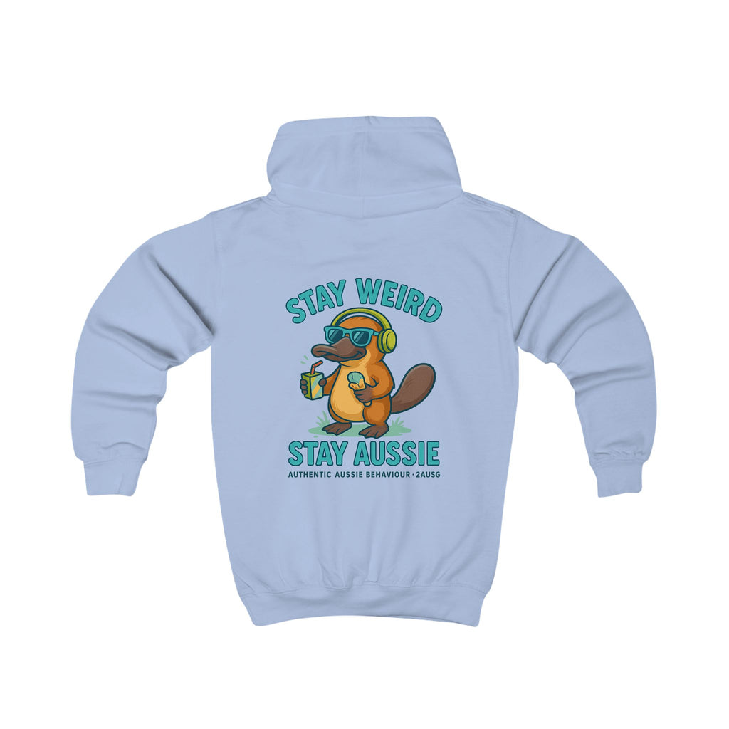 Stay Weird, Stay Aussie Kids Hoodie