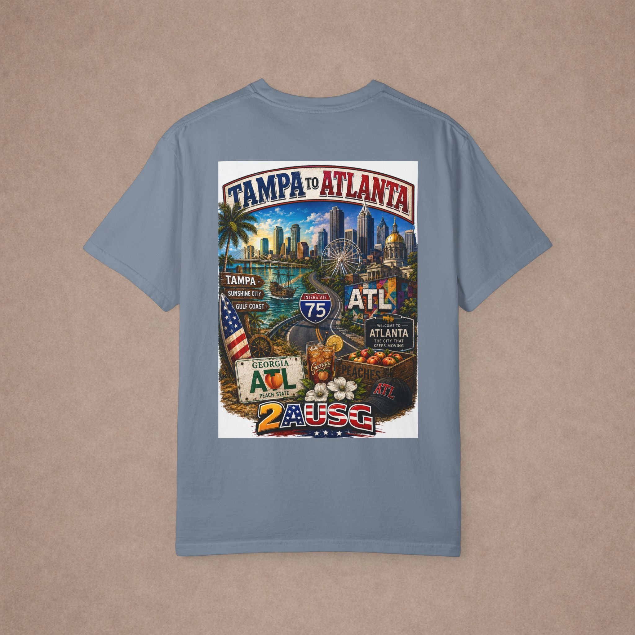 Tampa to Atlanta Graphic T-Shirt