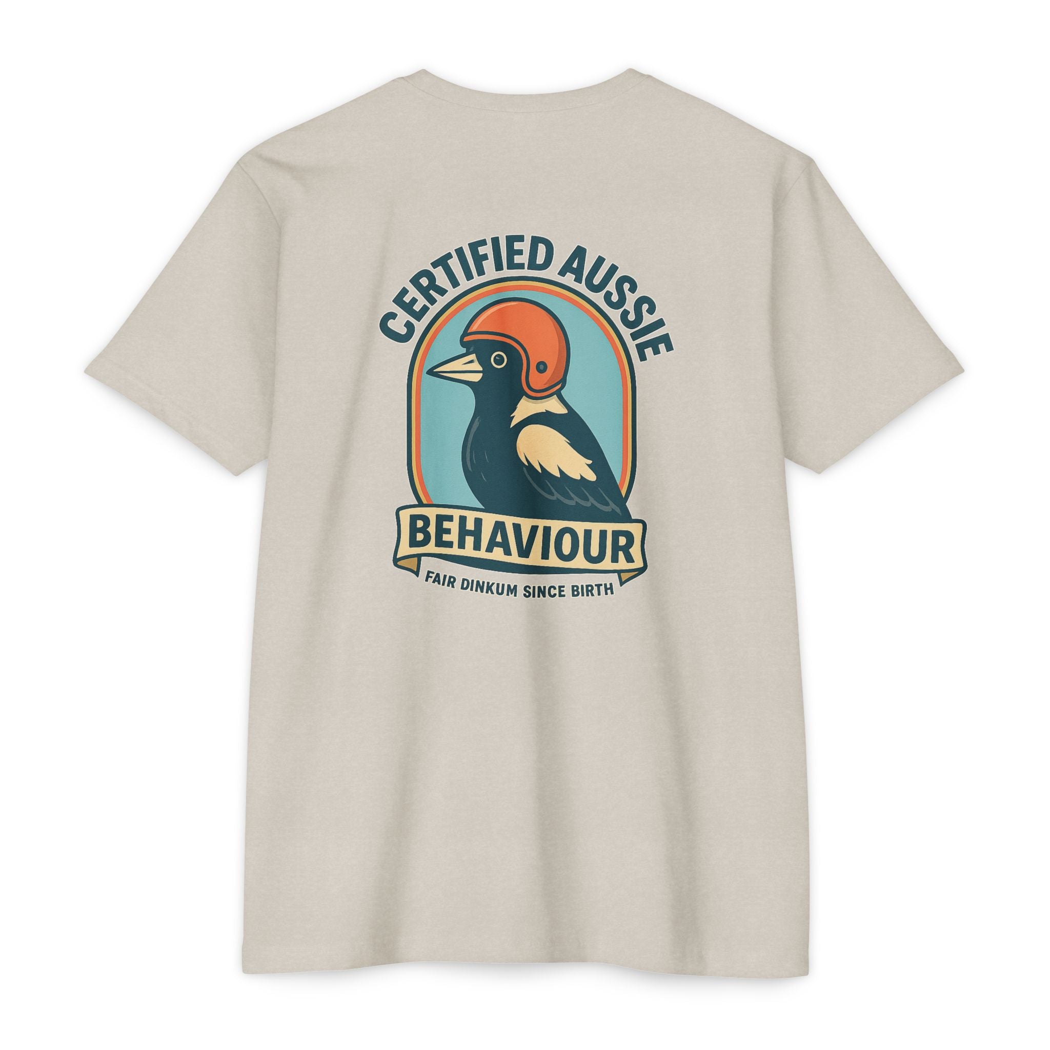 Certified Aussie Behaviour Tee- Magpie Attack