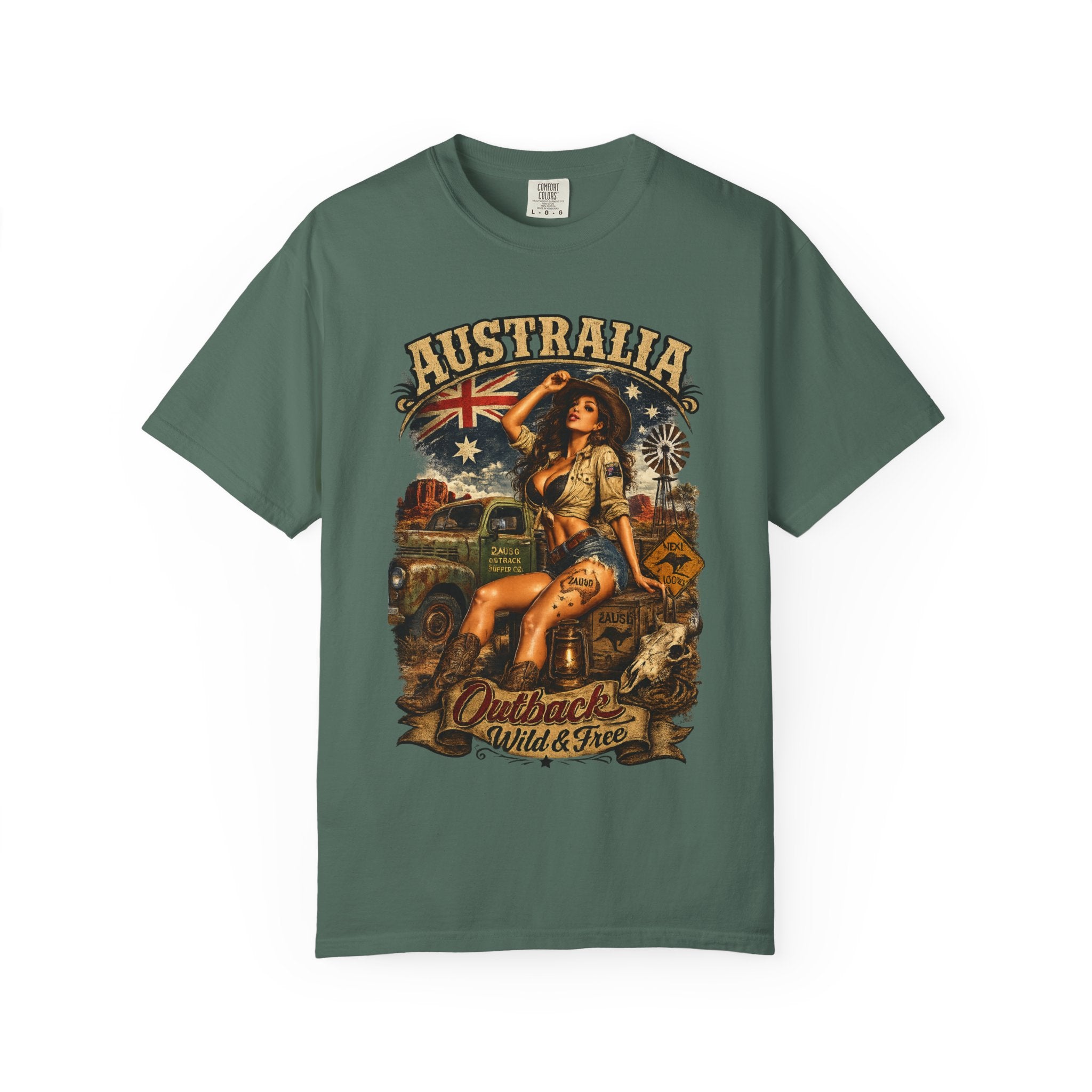 Australia Outback Pinup T-shirt