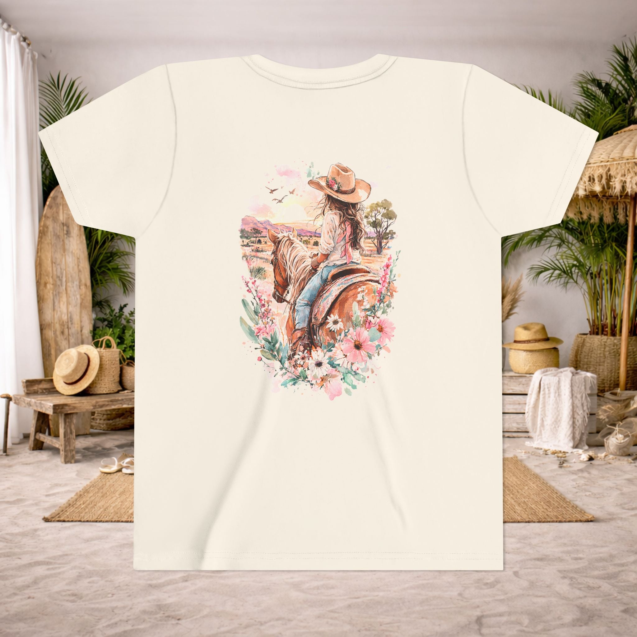 Nevaeh Cowgirl Tshirt- youth