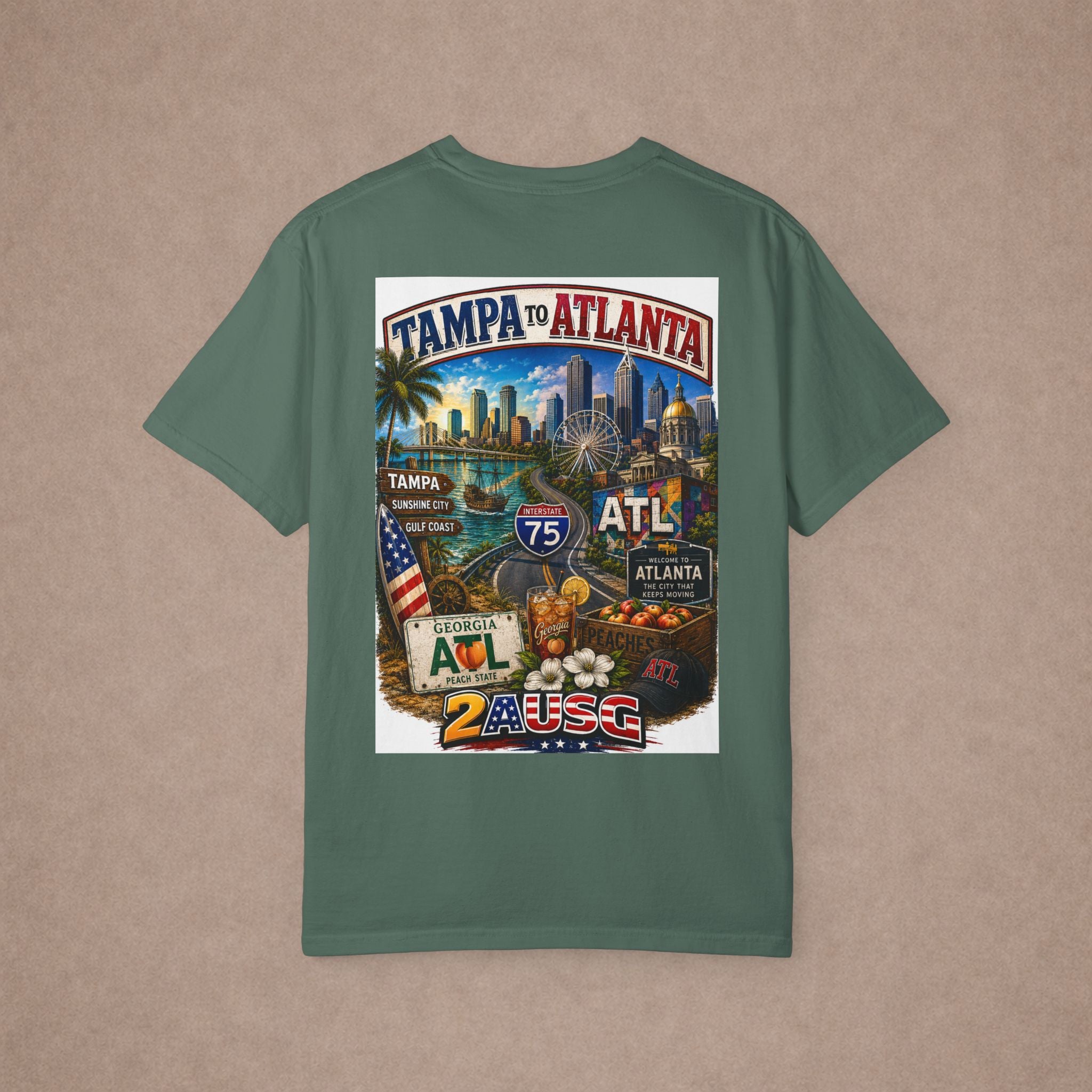 Tampa to Atlanta Graphic T-Shirt