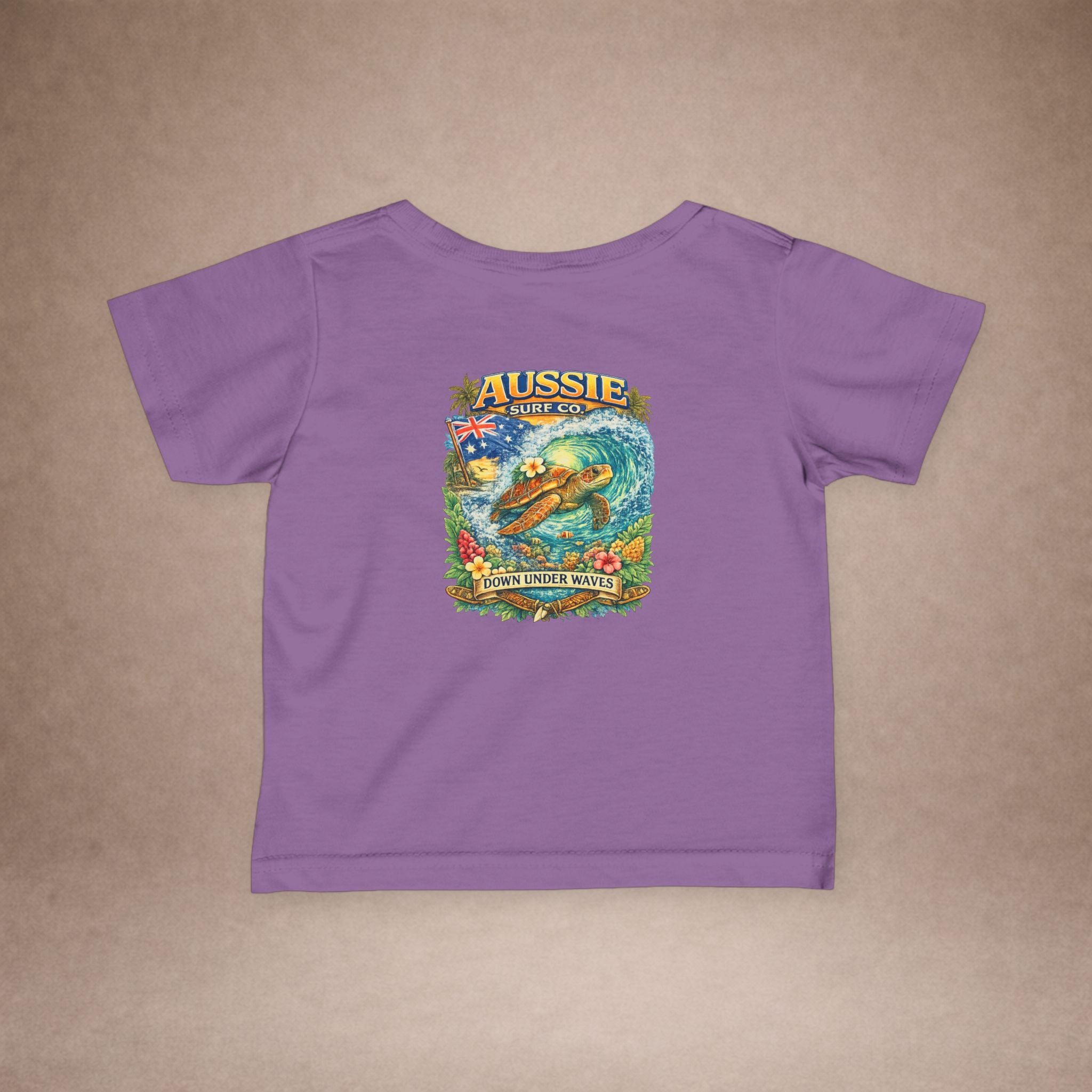 Aussie Surf Turtle Infant Tee