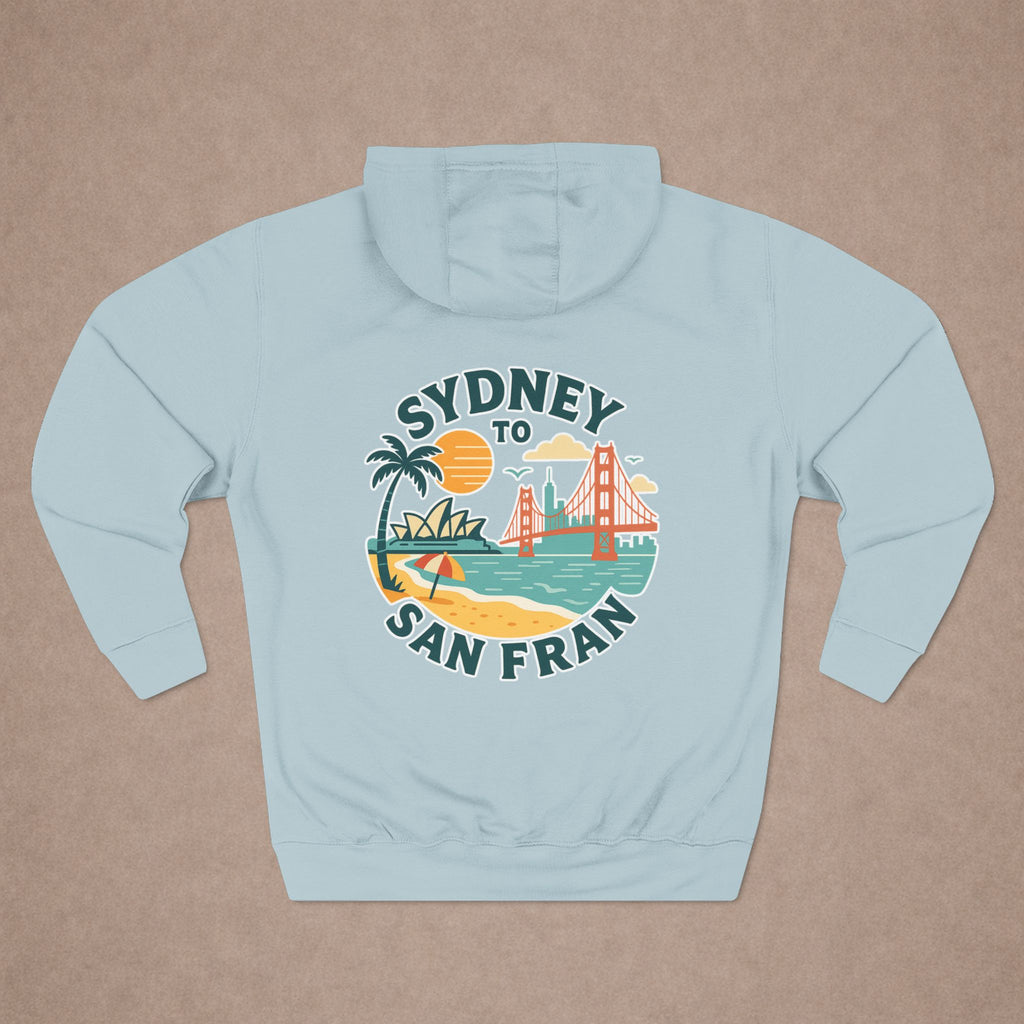 Urban City  Design Sydney to San Fran Hoodie