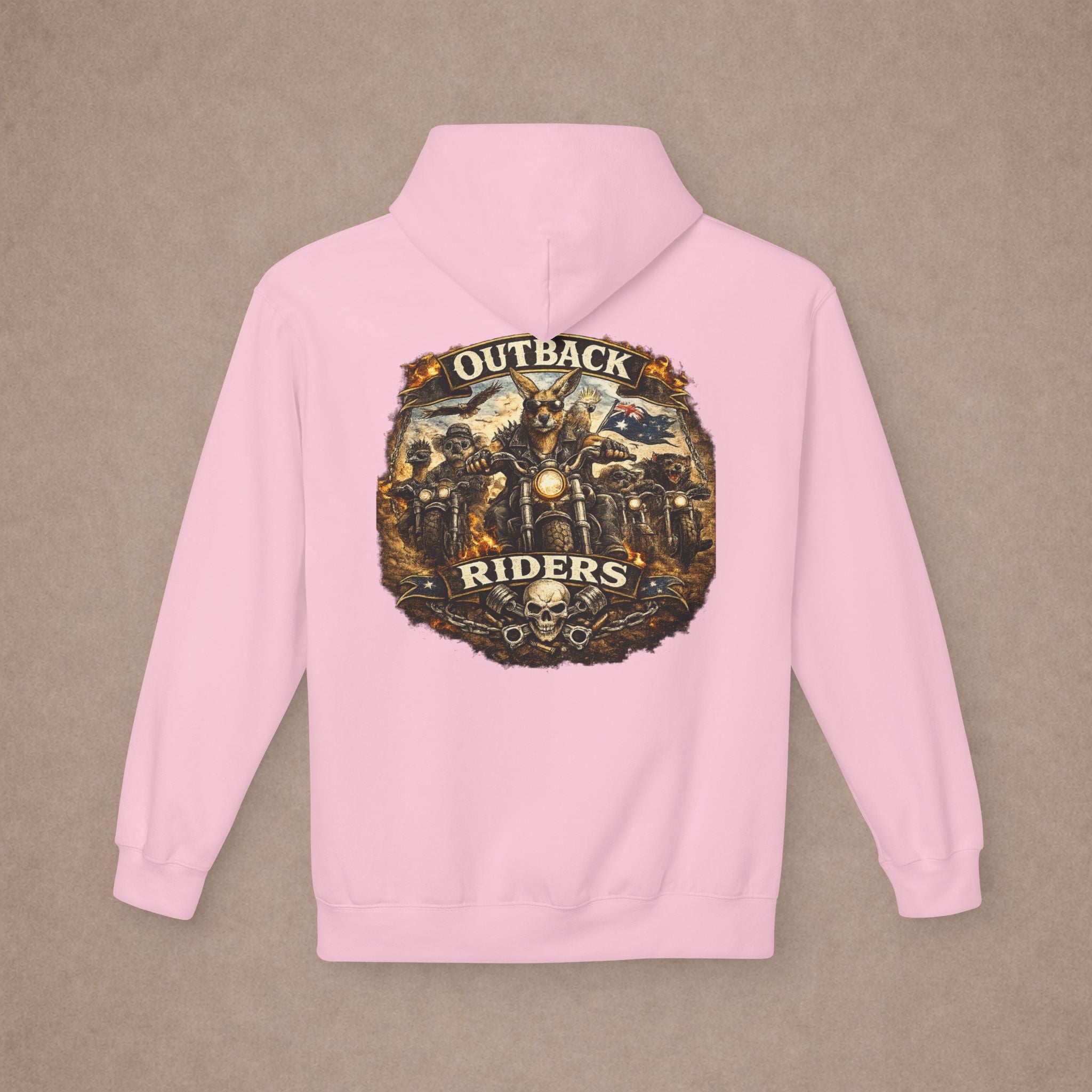 Aussie Biker Style  Hoodie