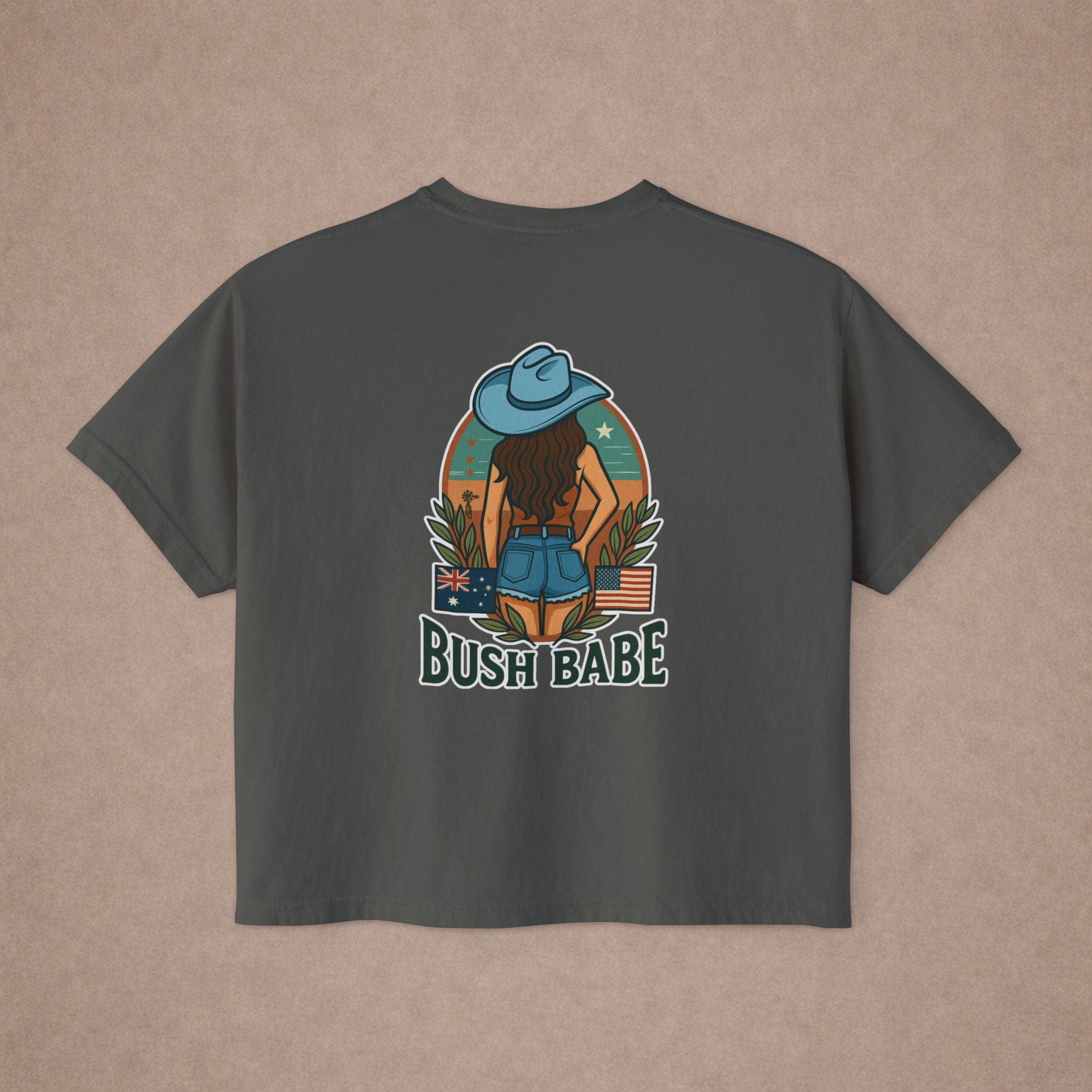 Bush Babe Brunette Crop Top