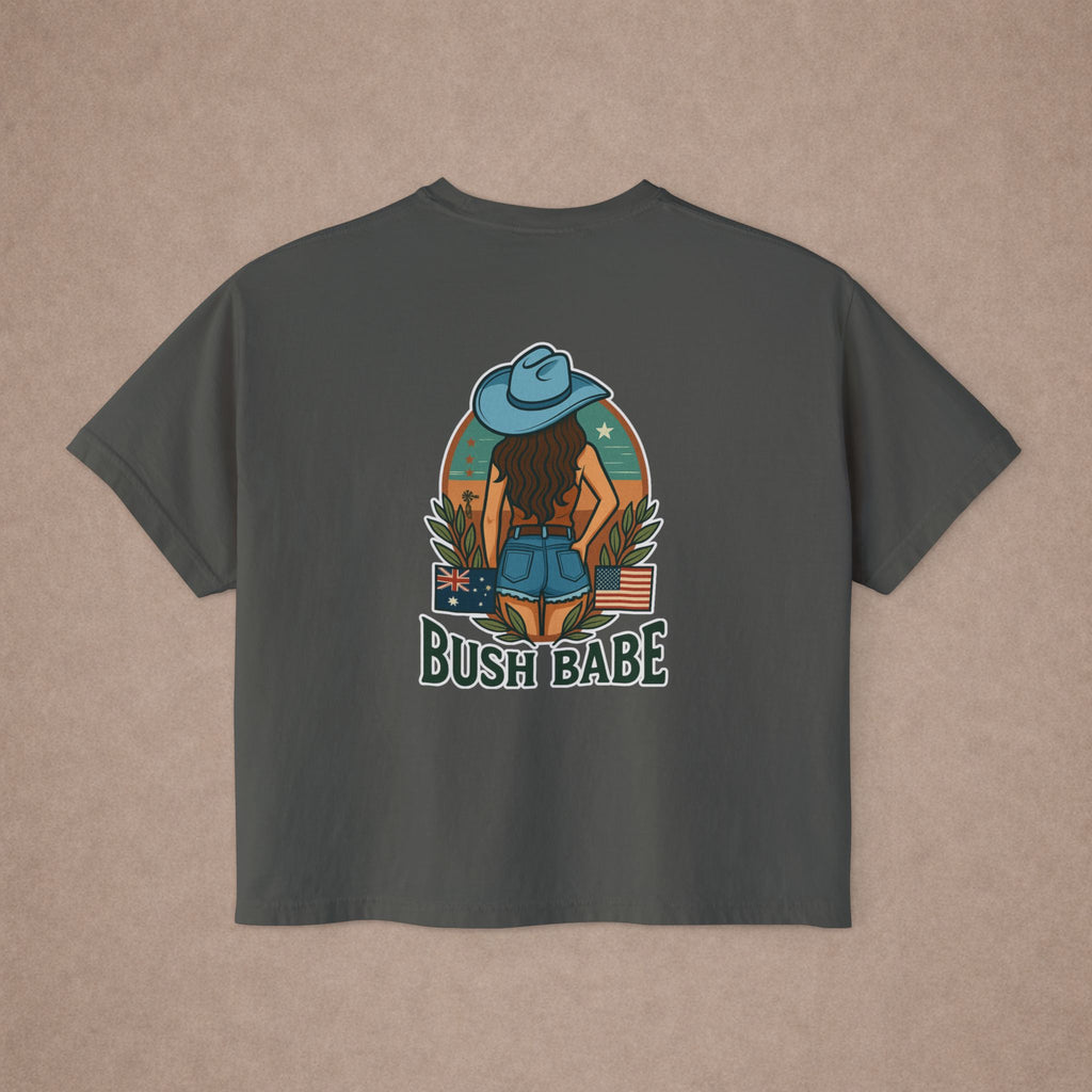 Bush Babe Brunette Crop Top