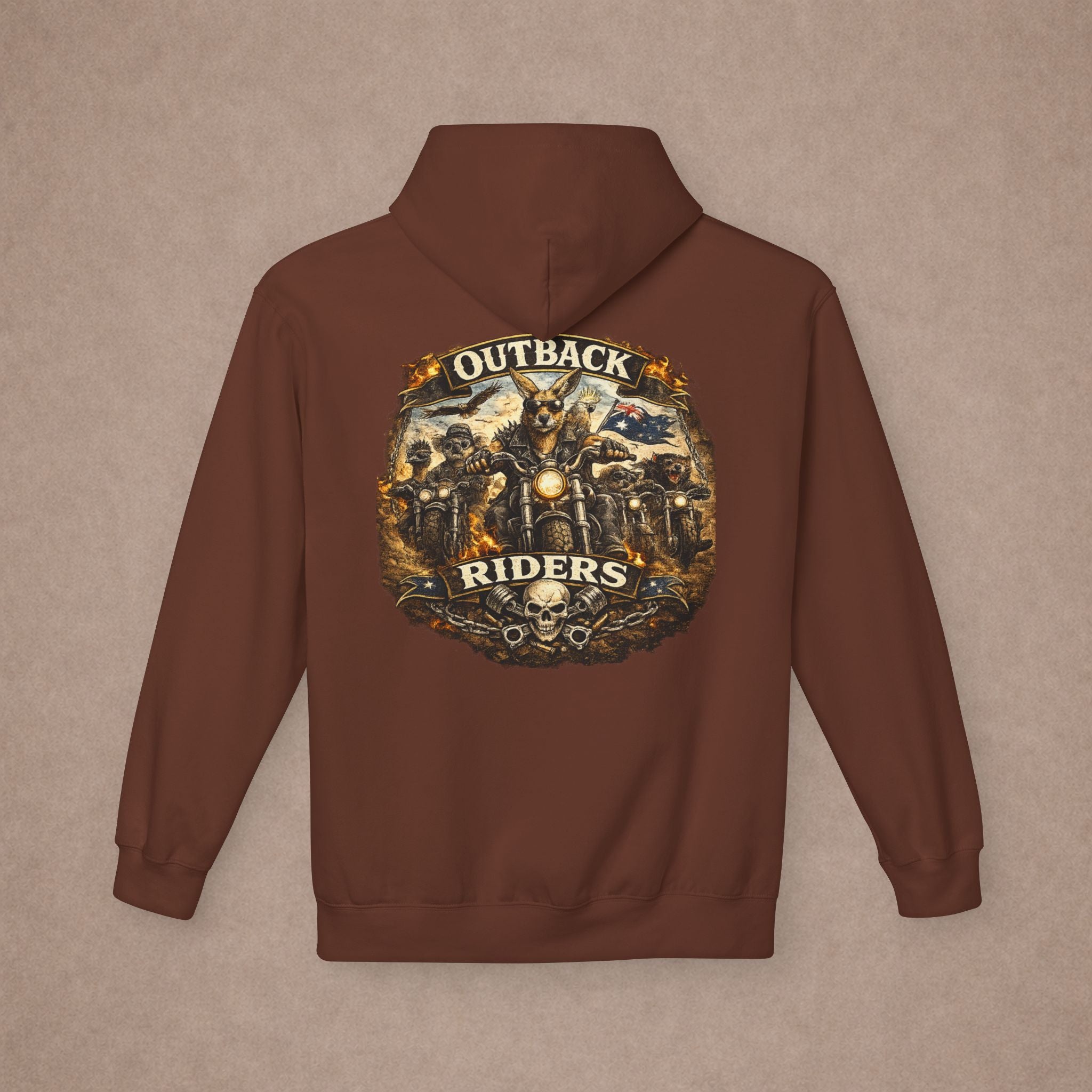 Aussie Biker Style  Hoodie