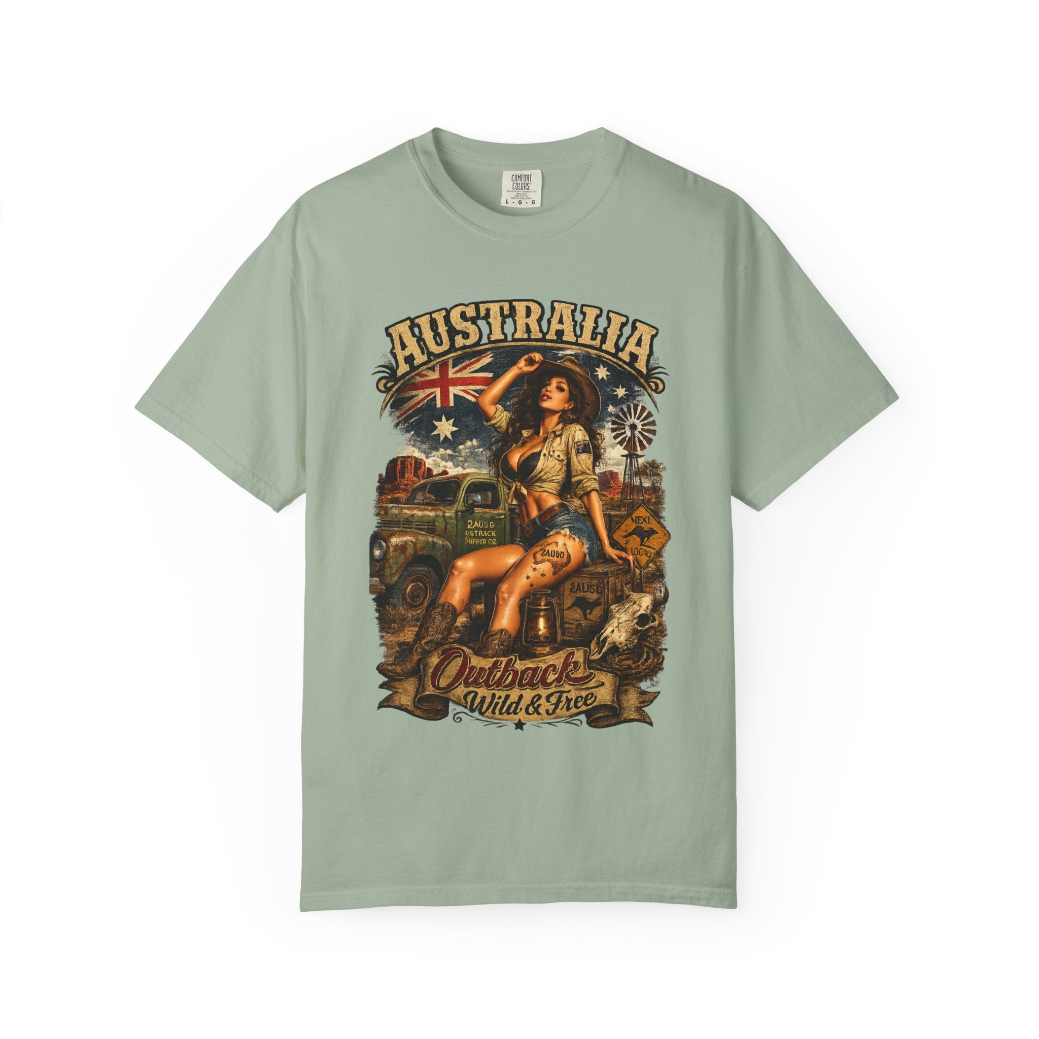 Australia Outback Pinup T-shirt