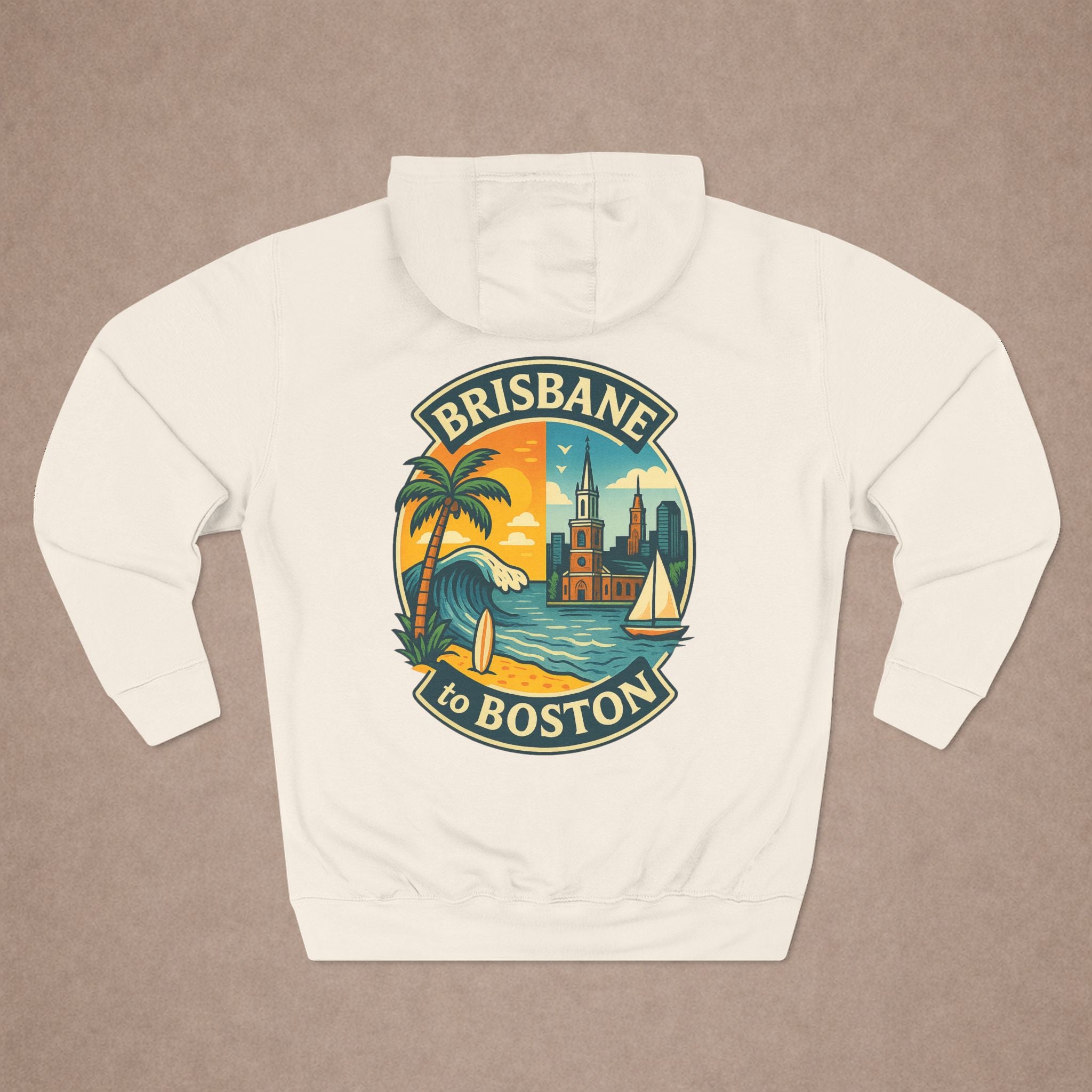 Urban City Designn - Bondi Beach to Boston Hoodie