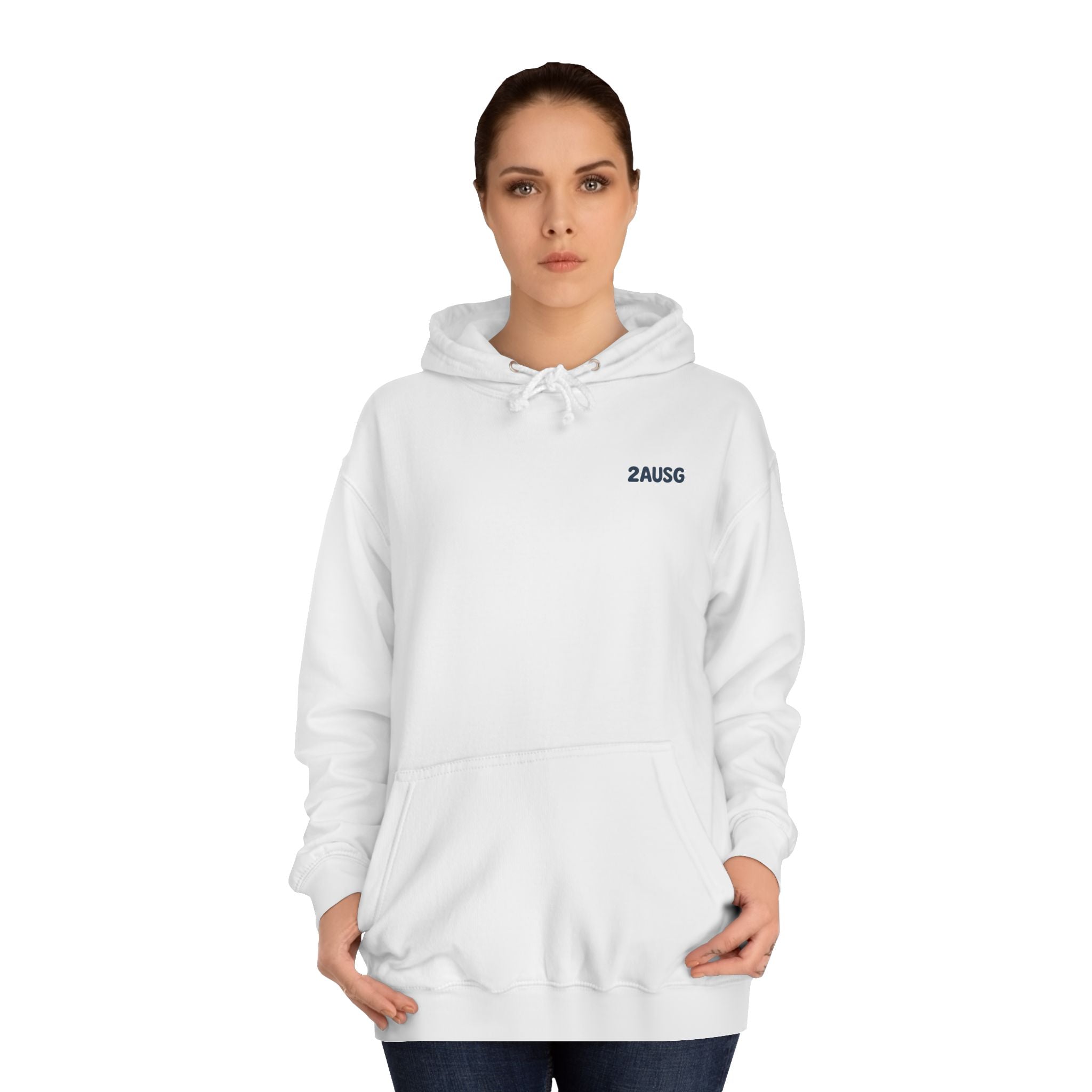 College Hoodie - Bush Babe Brunette Design