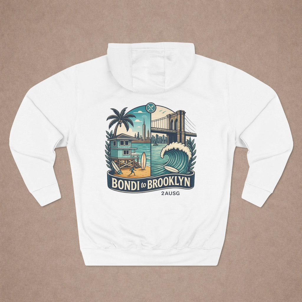 Urban City Designs, Brooklyn to Bondi Hoodie