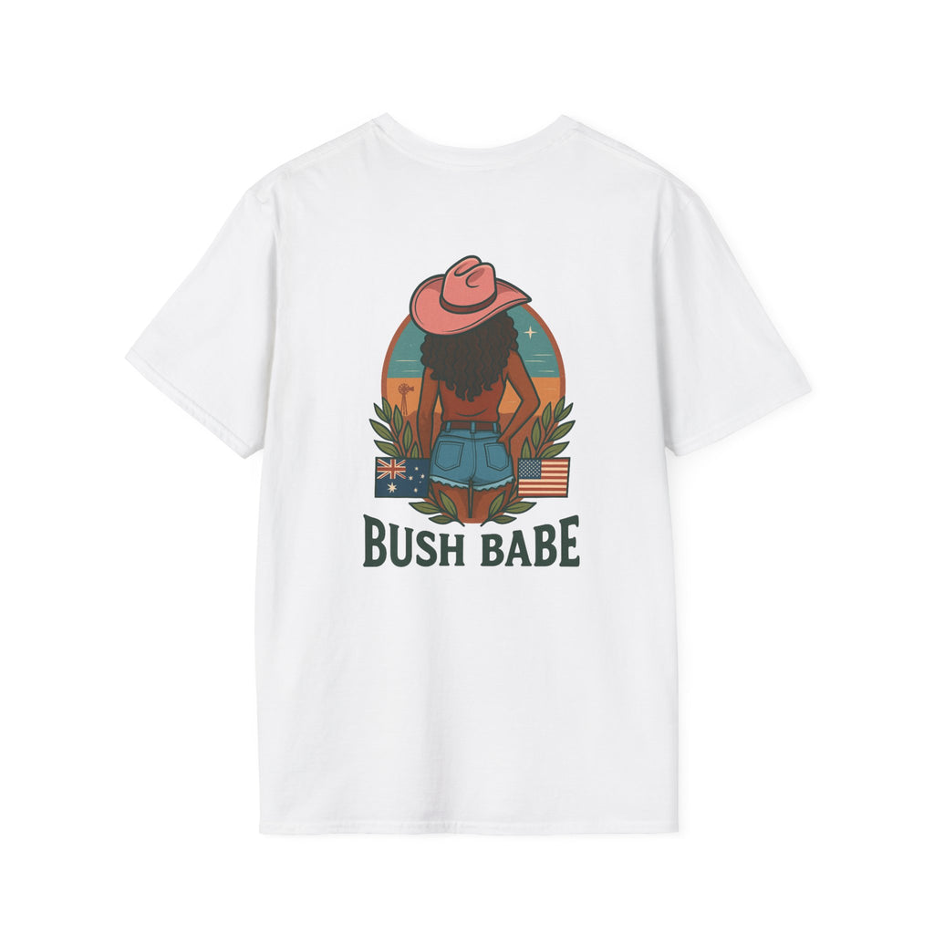 Bush Babe Graphic T-Shirt  Curly Hair