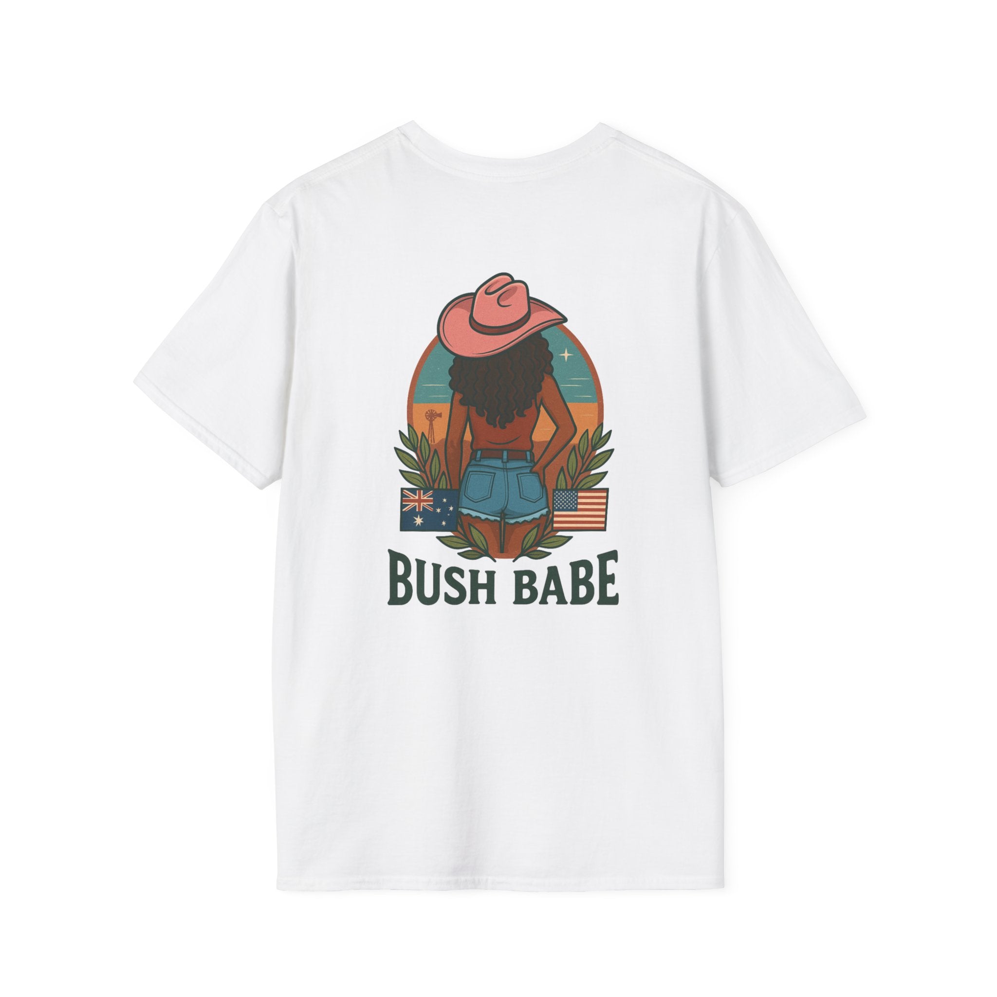 Bush Babe Graphic T-Shirt  Curly Hair