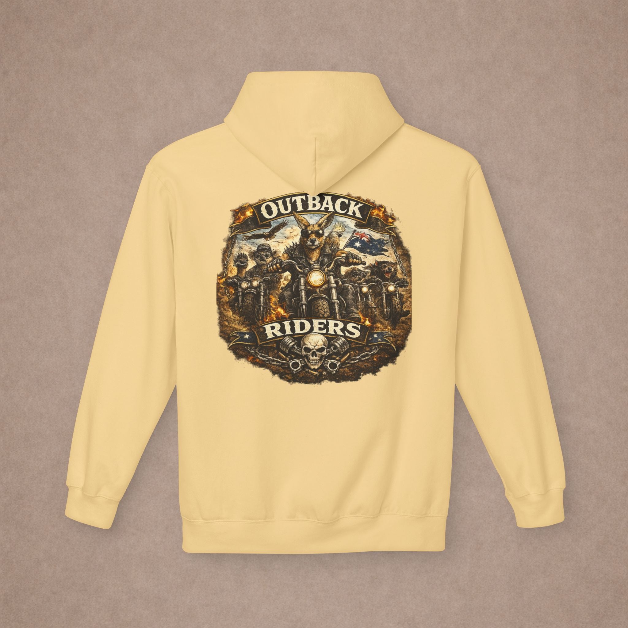 Aussie Biker Style  Hoodie