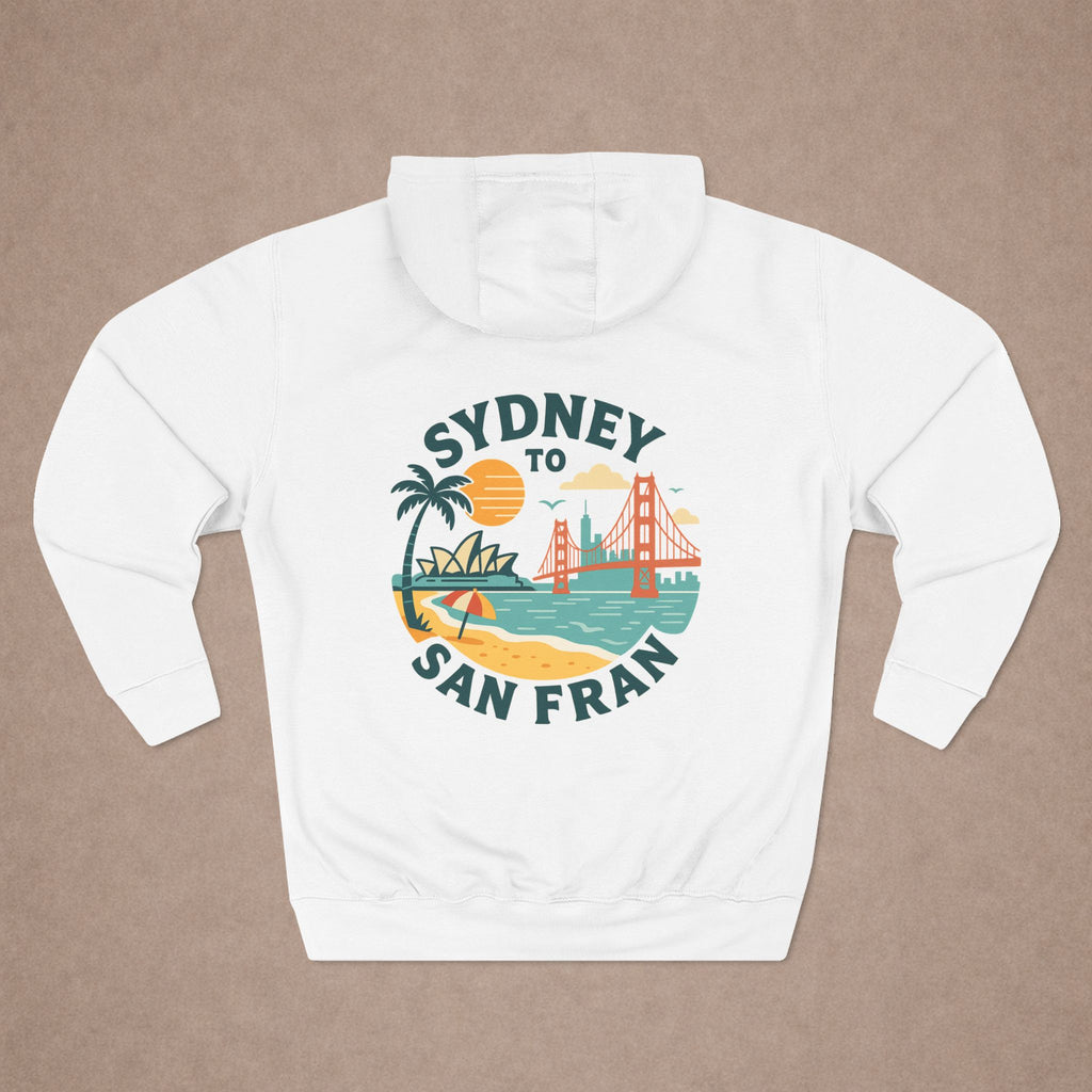 Urban City  Design Sydney to San Fran Hoodie