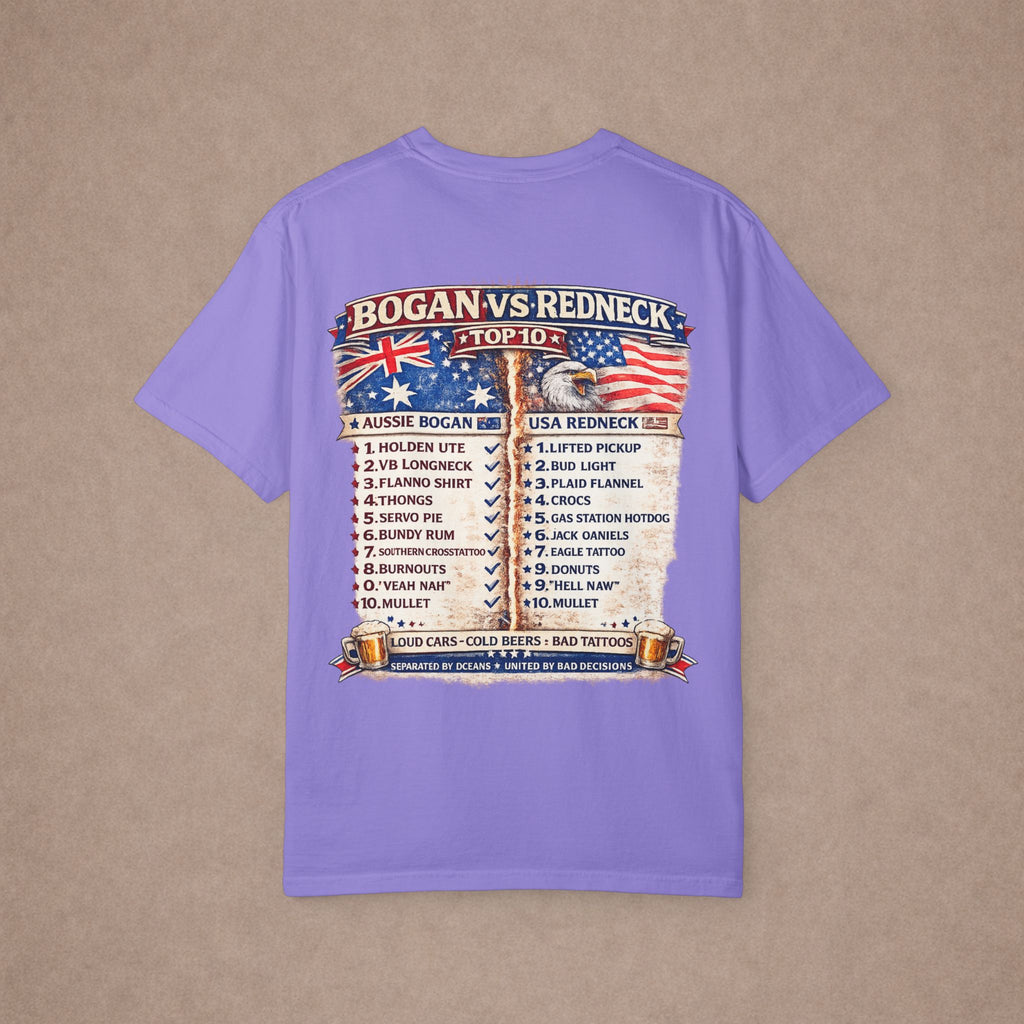 T-Shirt — "Bogan vs Redneck"