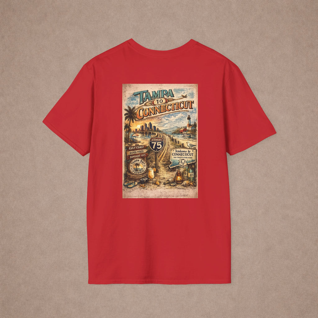 Tampa to Conneticut Tshirt