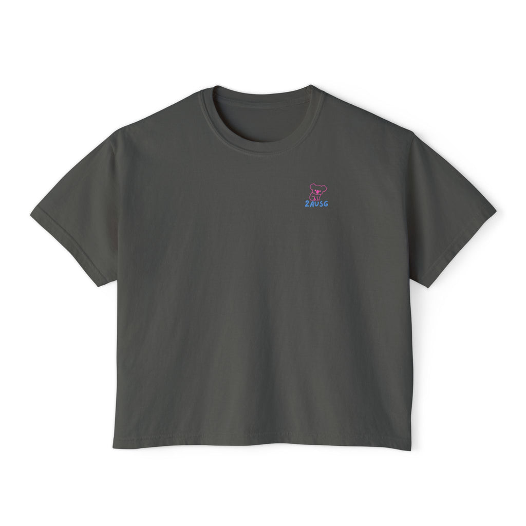 Size Does Matter graphic tee Women's Boxy Tee - Limited Edition