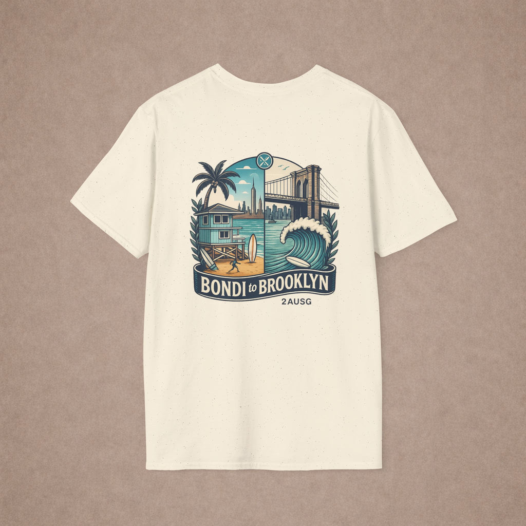 Bondi to Brooklyn Urban city Tshirt