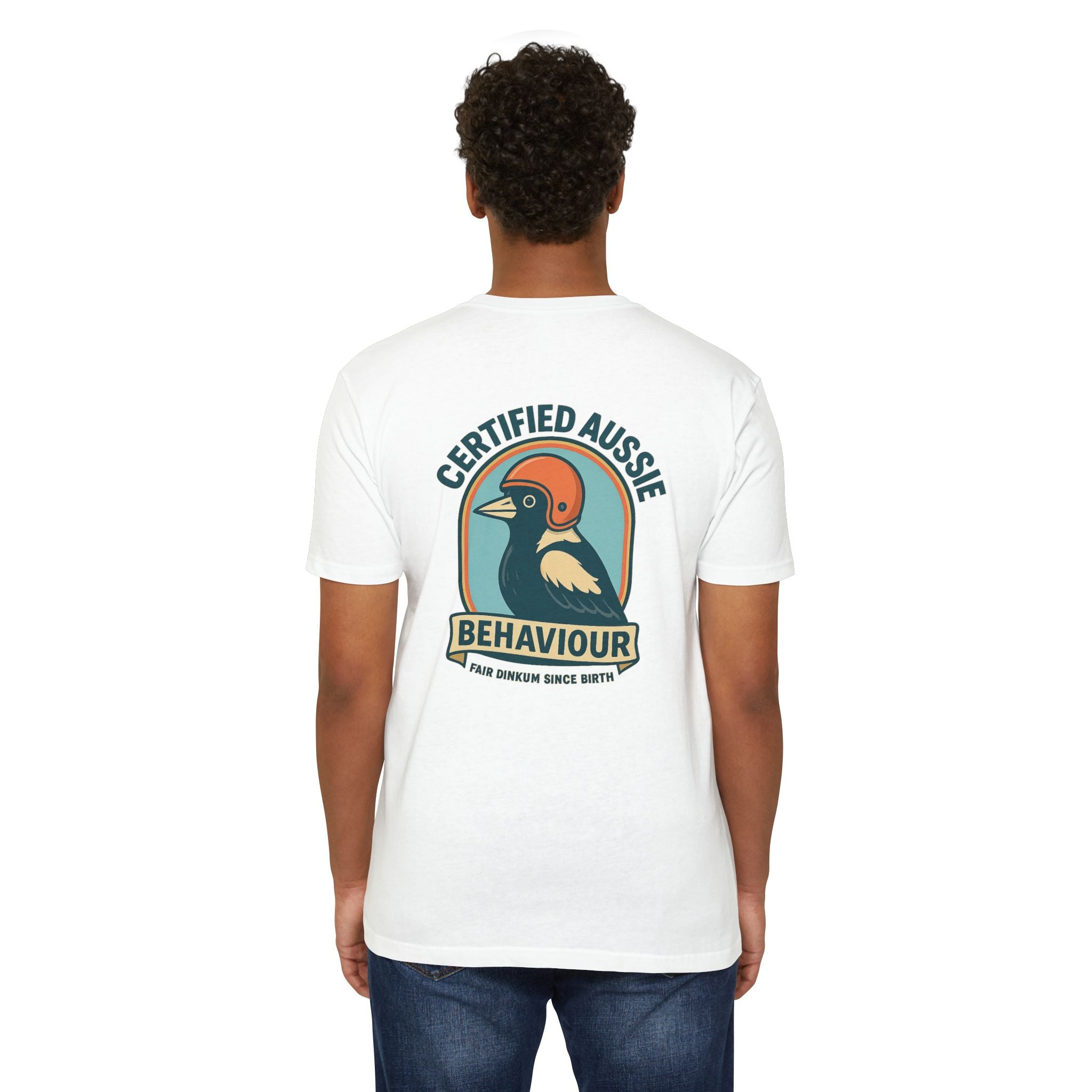 Certified Aussie Behaviour Tee- Magpie Attack