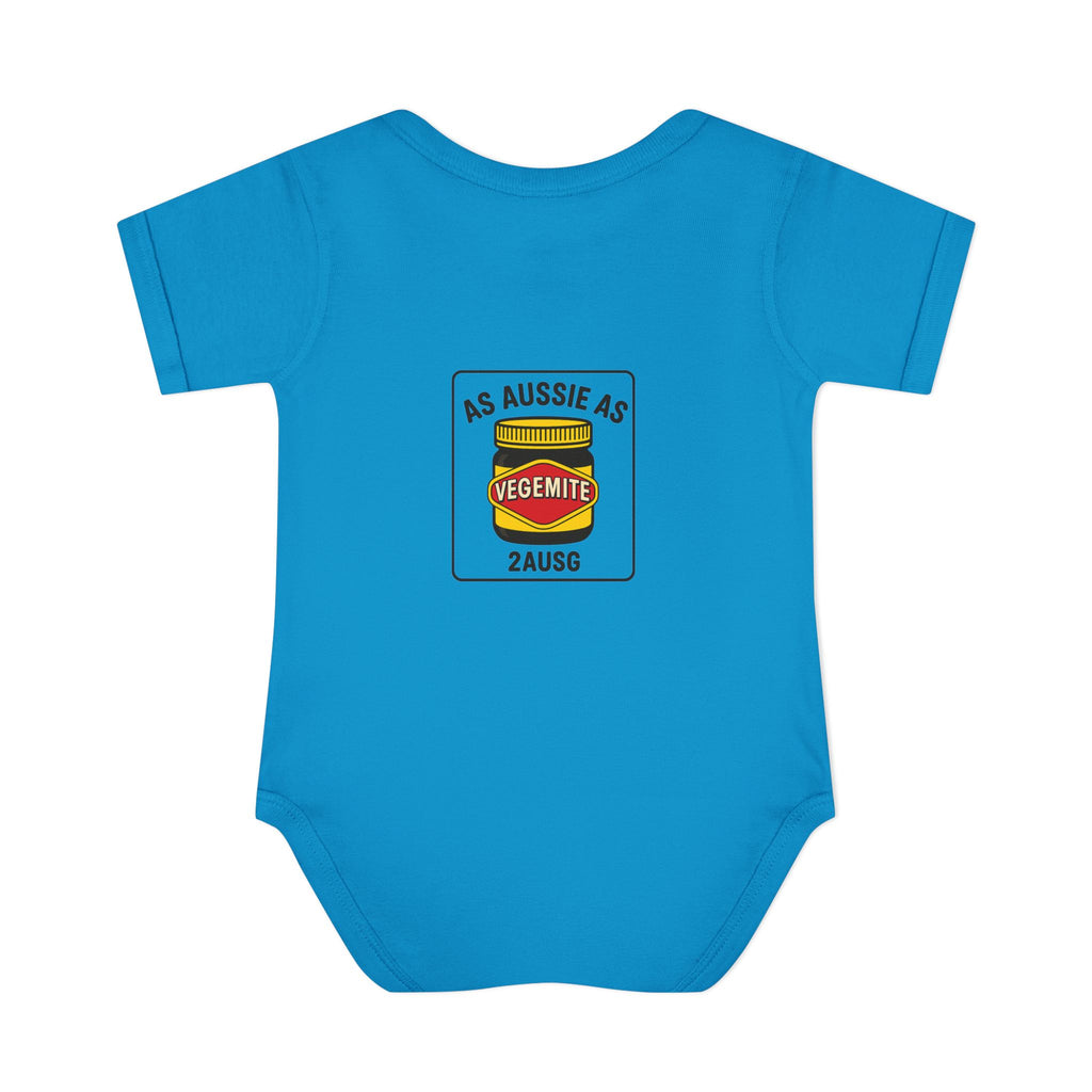 As Aussie As Vegemite Infant Bodysuit | Baby Onesie Australia