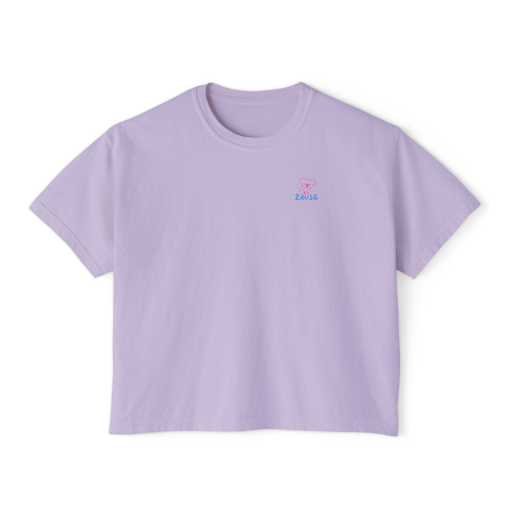 Size Does Matter graphic tee Women's Boxy Tee - Limited Edition