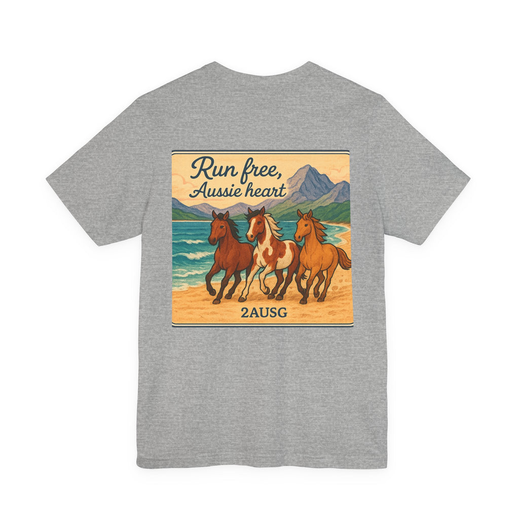 Run Free Aussie Heart Tee