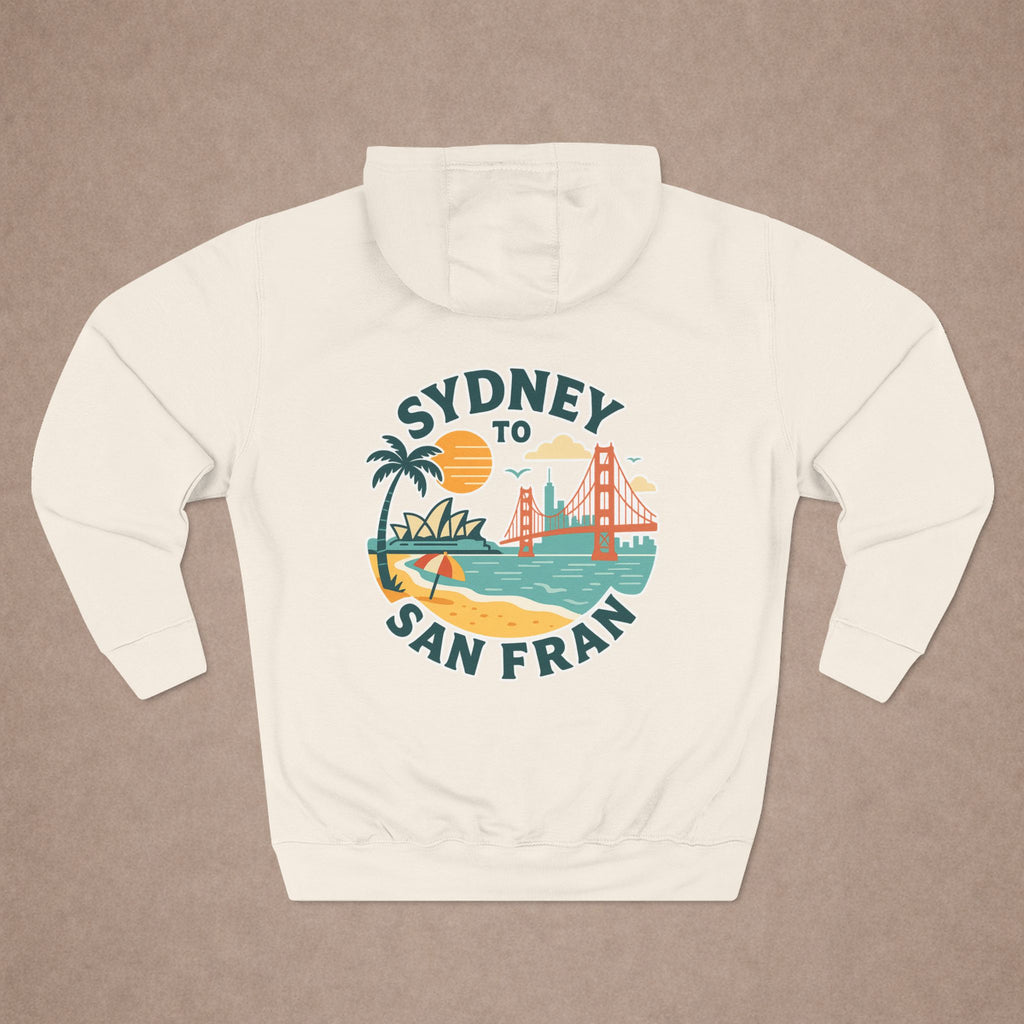Urban City  Design Sydney to San Fran Hoodie