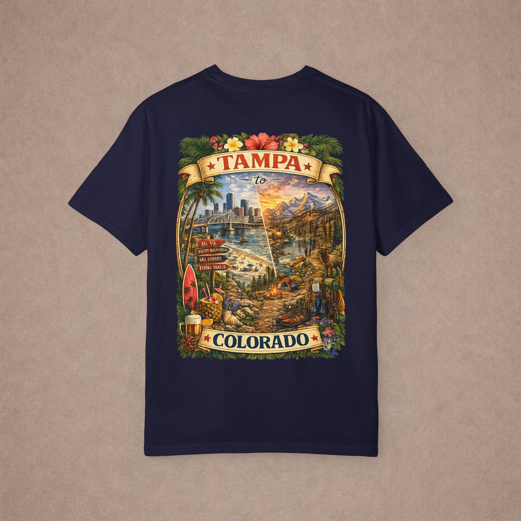 Tampa to Colorado Tee