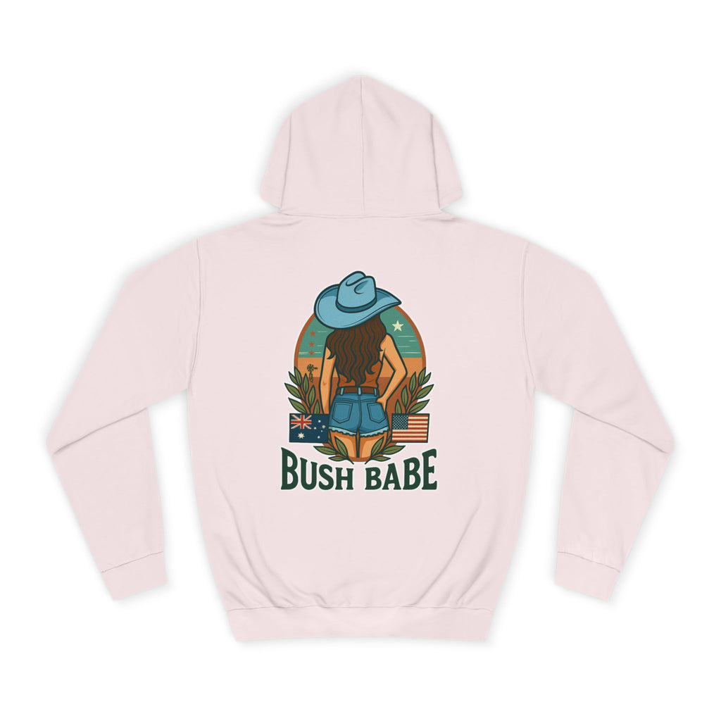 College Hoodie - Bush Babe Brunette Design