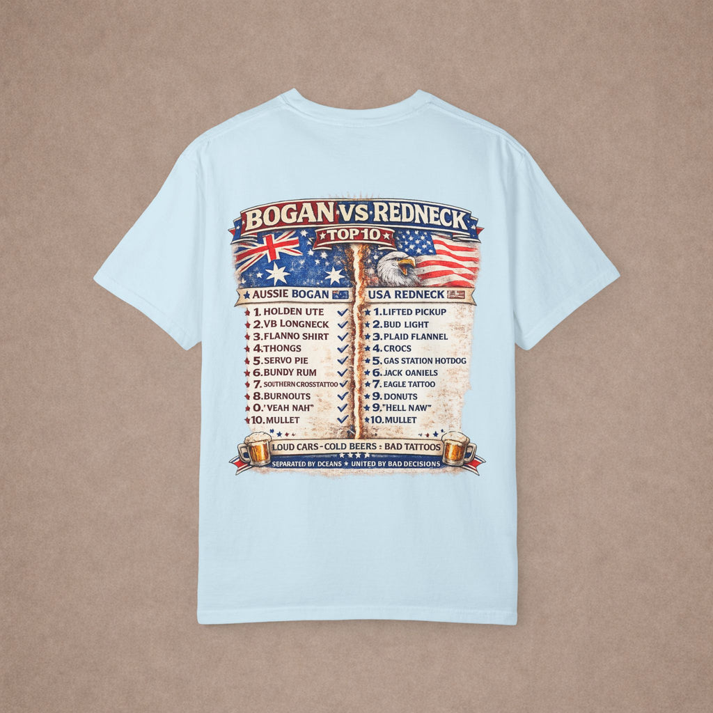 T-Shirt — "Bogan vs Redneck"