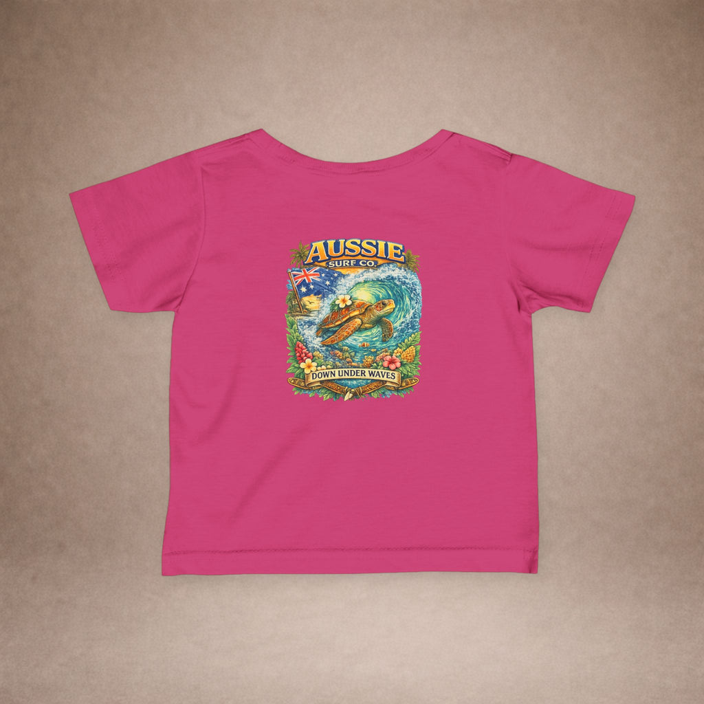 Aussie Surf Turtle Infant Tee