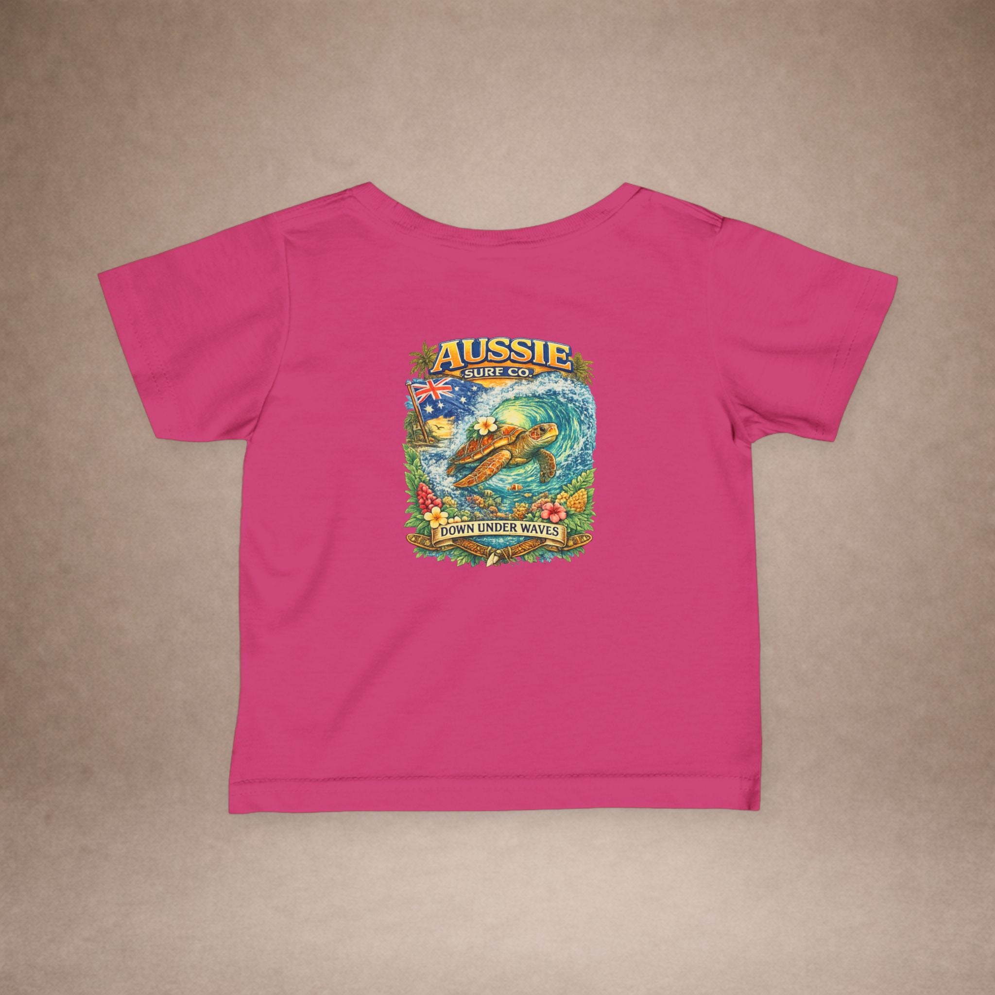 Aussie Surf Turtle Infant Tee