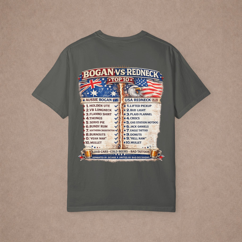 T-Shirt — "Bogan vs Redneck"